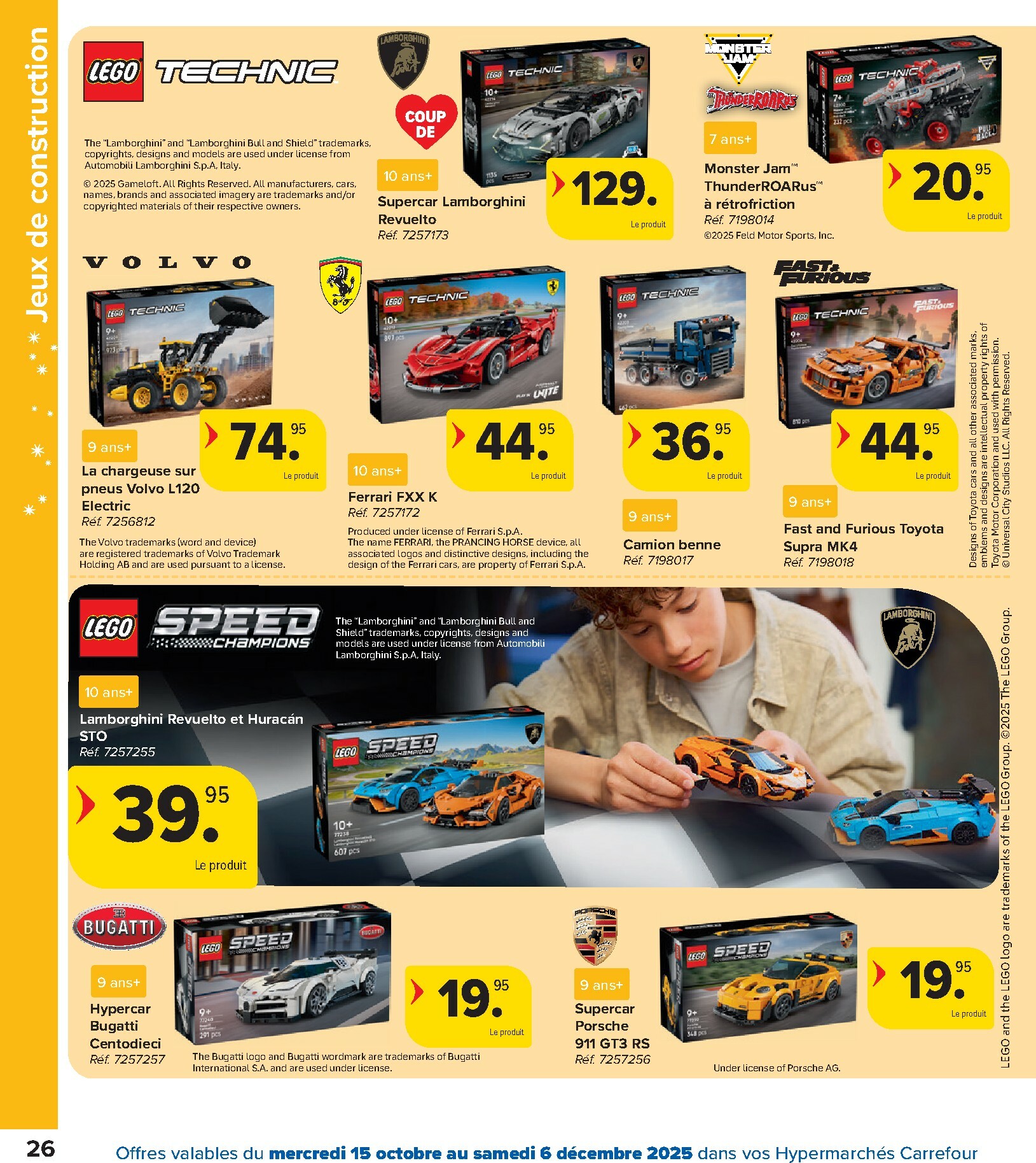 carrefour - De Carrefour - Hypermarchés Catalogue Jouets folder geldig vanaf 15/10 t/m 06/12 - page: 26 carrefour - De Carrefour - Hypermarchés Catalogue Jouets folder geldig vanaf 15/10 t/m 06/12 - page: 26
