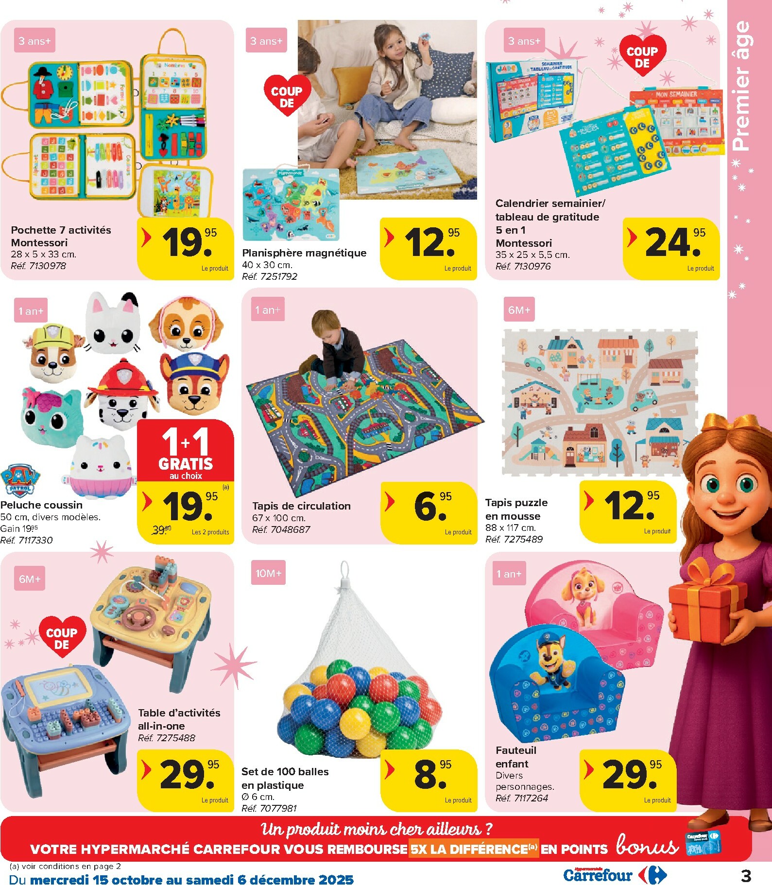 carrefour - De Carrefour - Hypermarchés Catalogue Jouets folder geldig vanaf 15/10 t/m 06/12 - page: 3 carrefour - De Carrefour - Hypermarchés Catalogue Jouets folder geldig vanaf 15/10 t/m 06/12 - page: 3