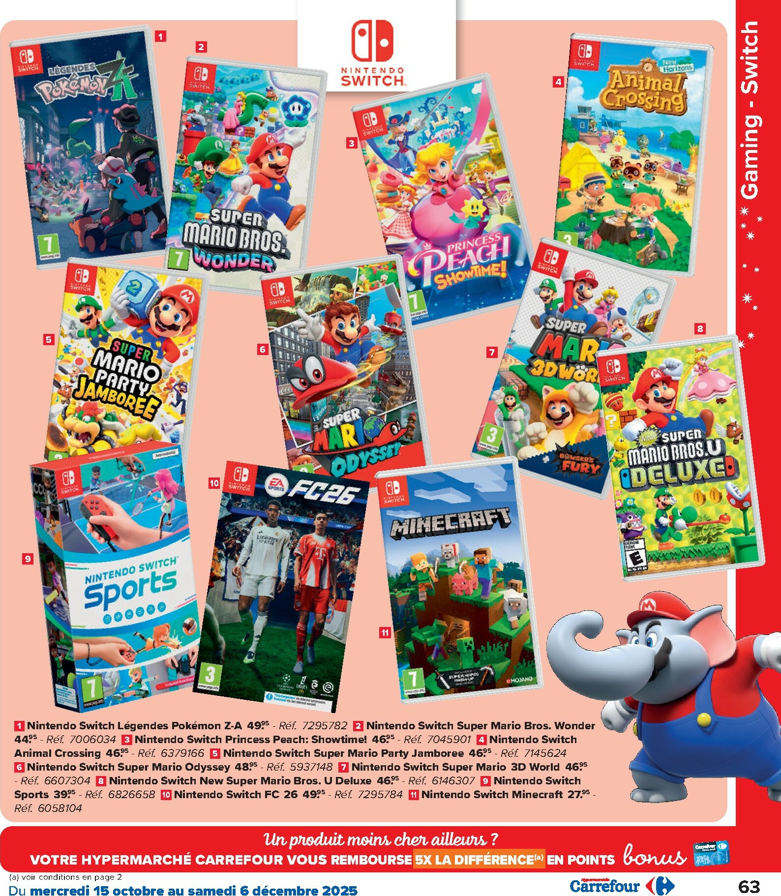 carrefour - De Carrefour - Hypermarchés Catalogue Jouets folder geldig vanaf 15/10 t/m 06/12 - page: 63 carrefour - De Carrefour - Hypermarchés Catalogue Jouets folder geldig vanaf 15/10 t/m 06/12 - page: 63