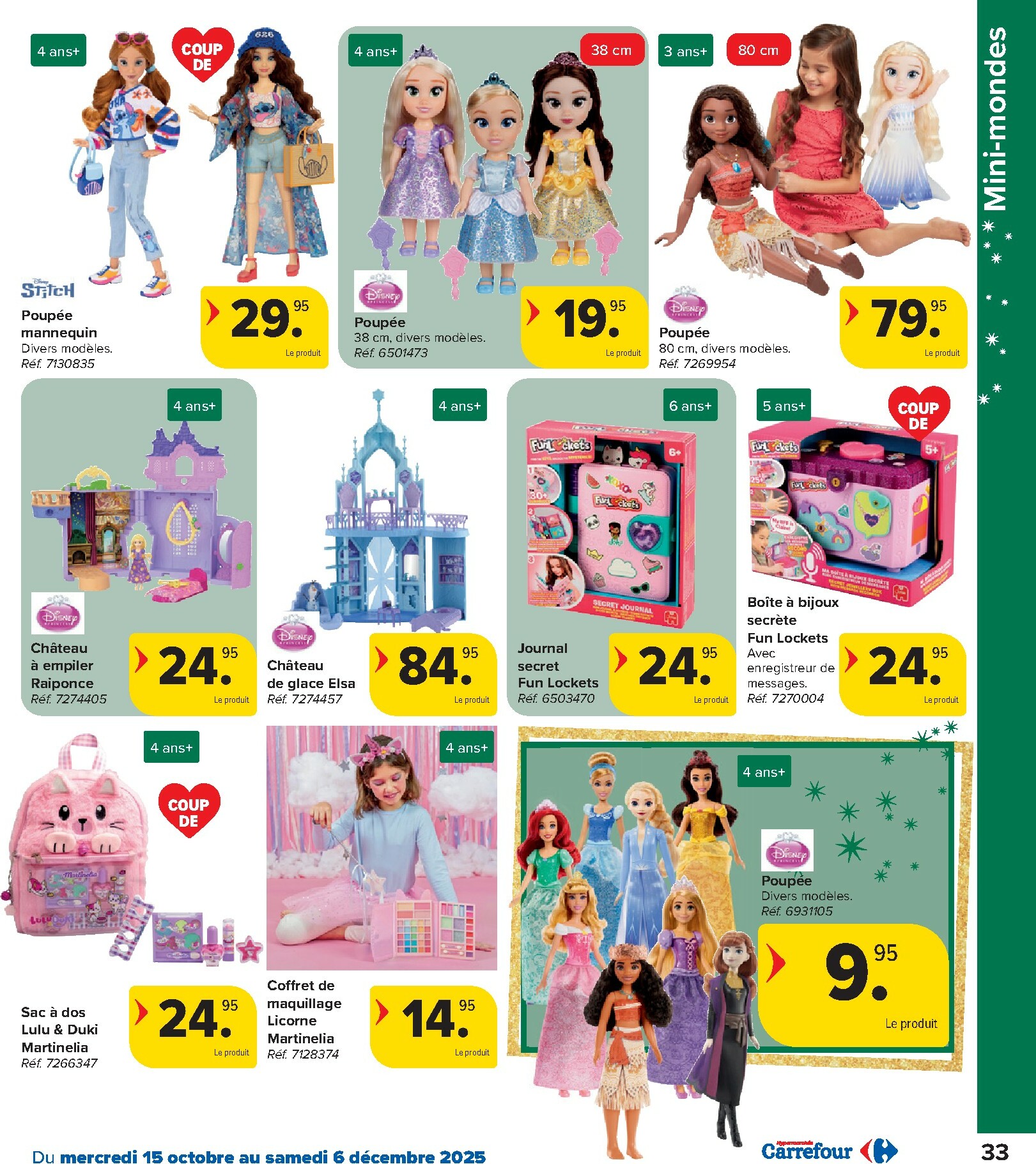 carrefour - De Carrefour - Hypermarchés Catalogue Jouets folder geldig vanaf 15/10 t/m 06/12 - page: 33 carrefour - De Carrefour - Hypermarchés Catalogue Jouets folder geldig vanaf 15/10 t/m 06/12 - page: 33