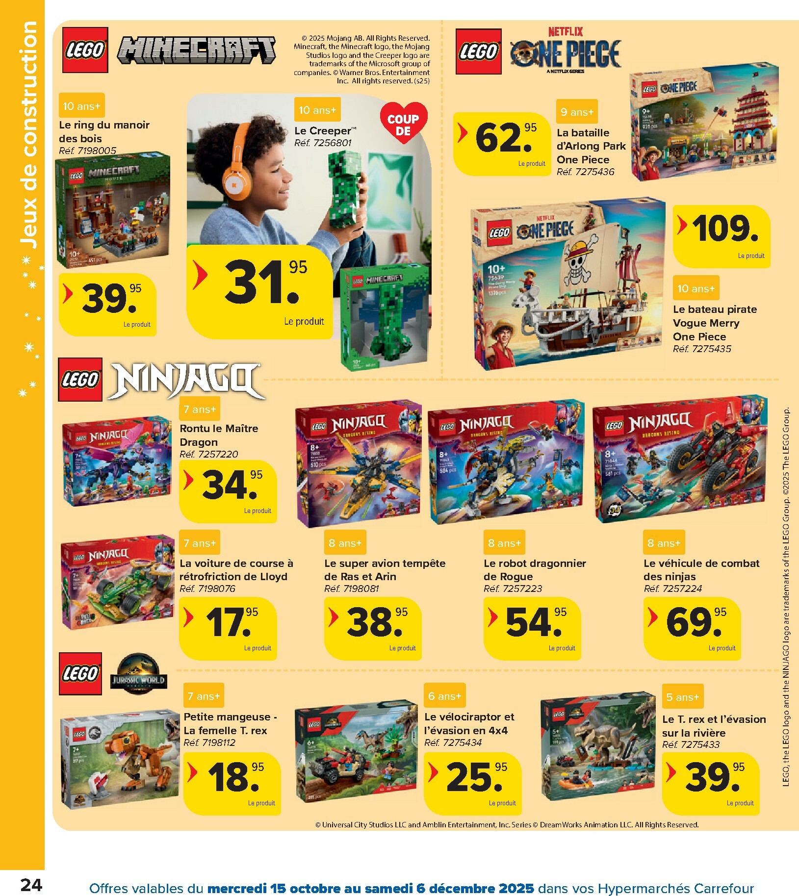 carrefour - De Carrefour - Hypermarchés Catalogue Jouets folder geldig vanaf 15/10 t/m 06/12 - page: 24 carrefour - De Carrefour - Hypermarchés Catalogue Jouets folder geldig vanaf 15/10 t/m 06/12 - page: 24