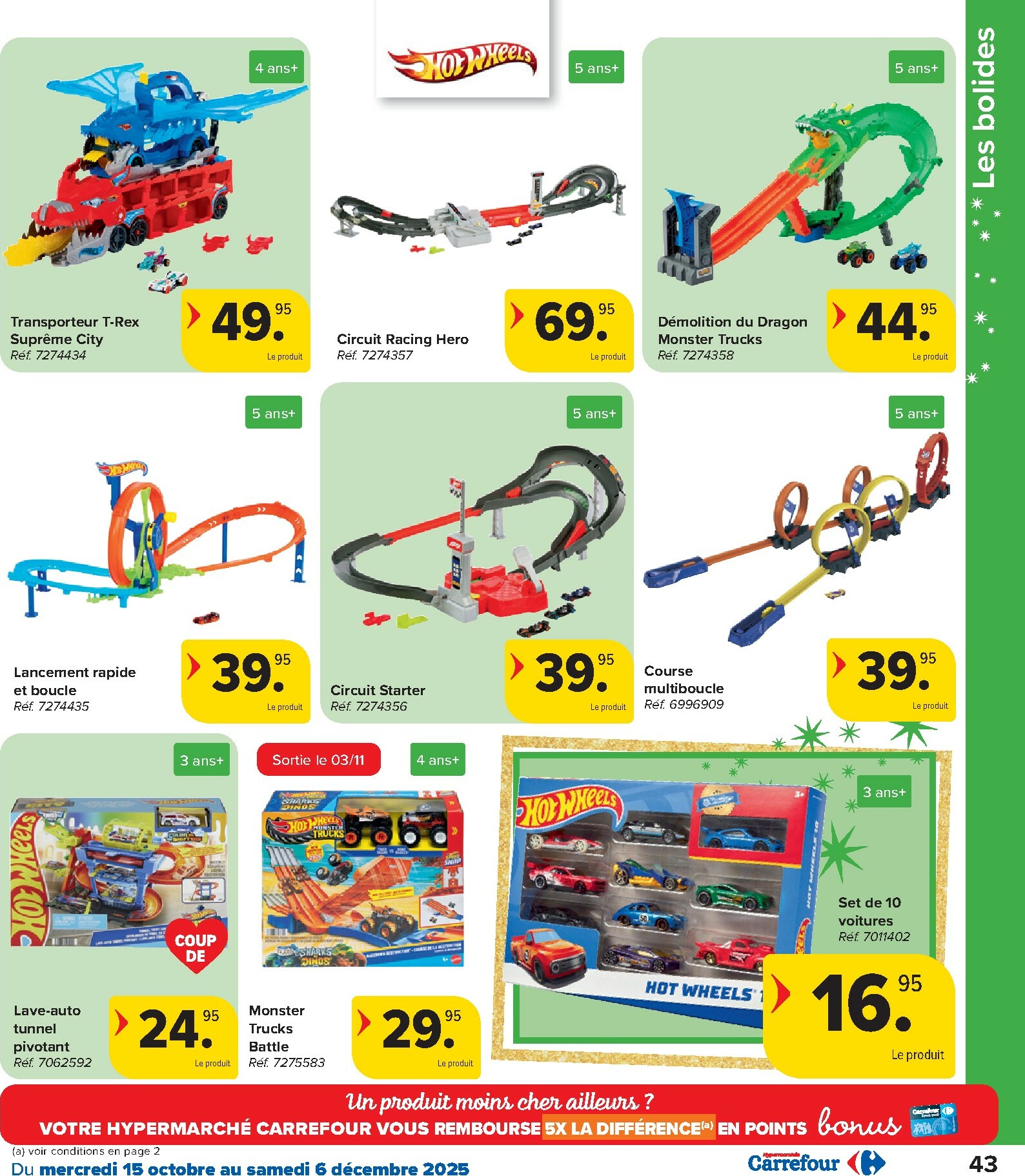 carrefour - De Carrefour - Hypermarchés Catalogue Jouets folder geldig vanaf 15/10 t/m 06/12 - page: 43 carrefour - De Carrefour - Hypermarchés Catalogue Jouets folder geldig vanaf 15/10 t/m 06/12 - page: 43