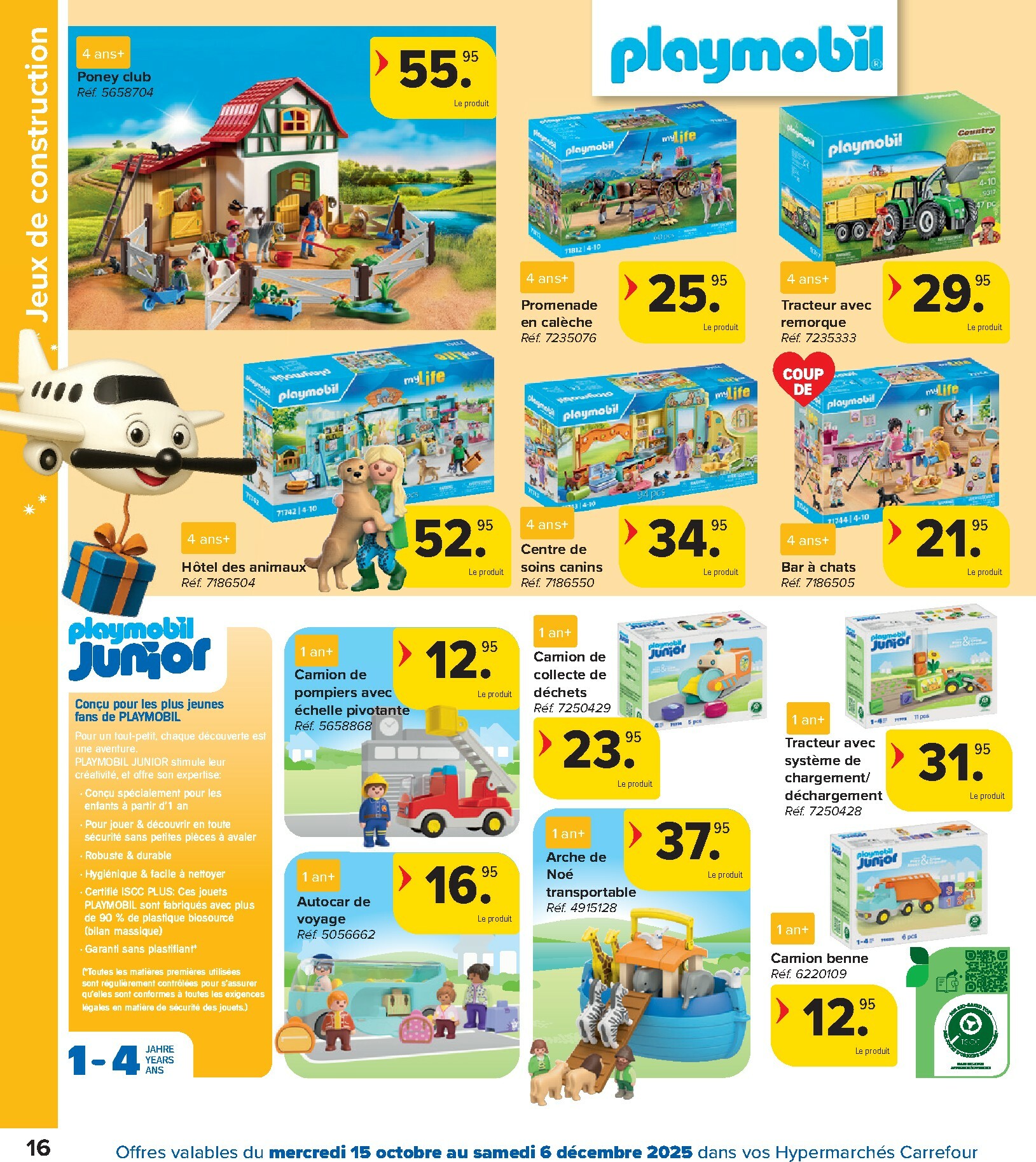 carrefour - De Carrefour - Hypermarchés Catalogue Jouets folder geldig vanaf 15/10 t/m 06/12 - page: 16 carrefour - De Carrefour - Hypermarchés Catalogue Jouets folder geldig vanaf 15/10 t/m 06/12 - page: 16