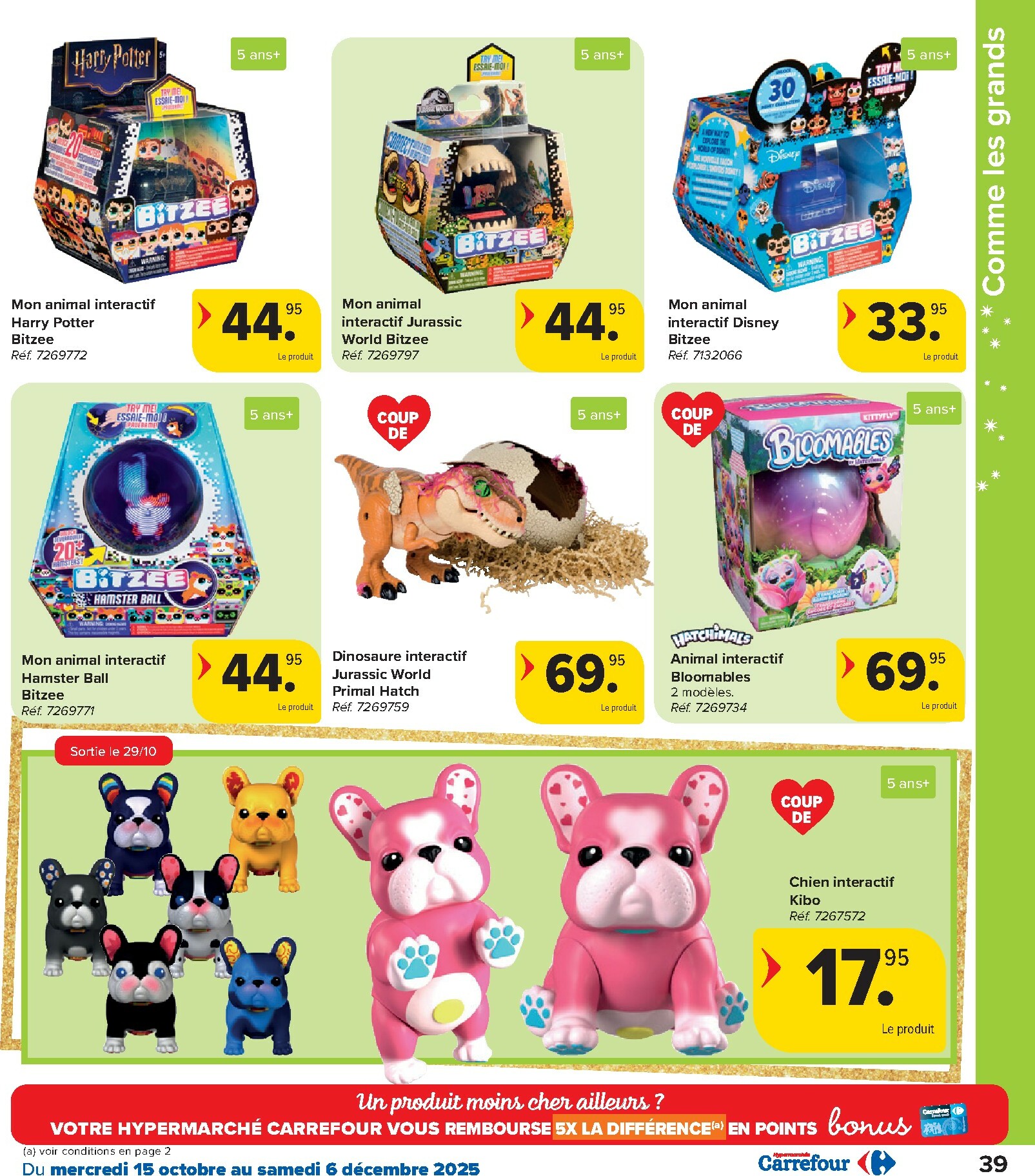 carrefour - De Carrefour - Hypermarchés Catalogue Jouets folder geldig vanaf 15/10 t/m 06/12 - page: 39 carrefour - De Carrefour - Hypermarchés Catalogue Jouets folder geldig vanaf 15/10 t/m 06/12 - page: 39
