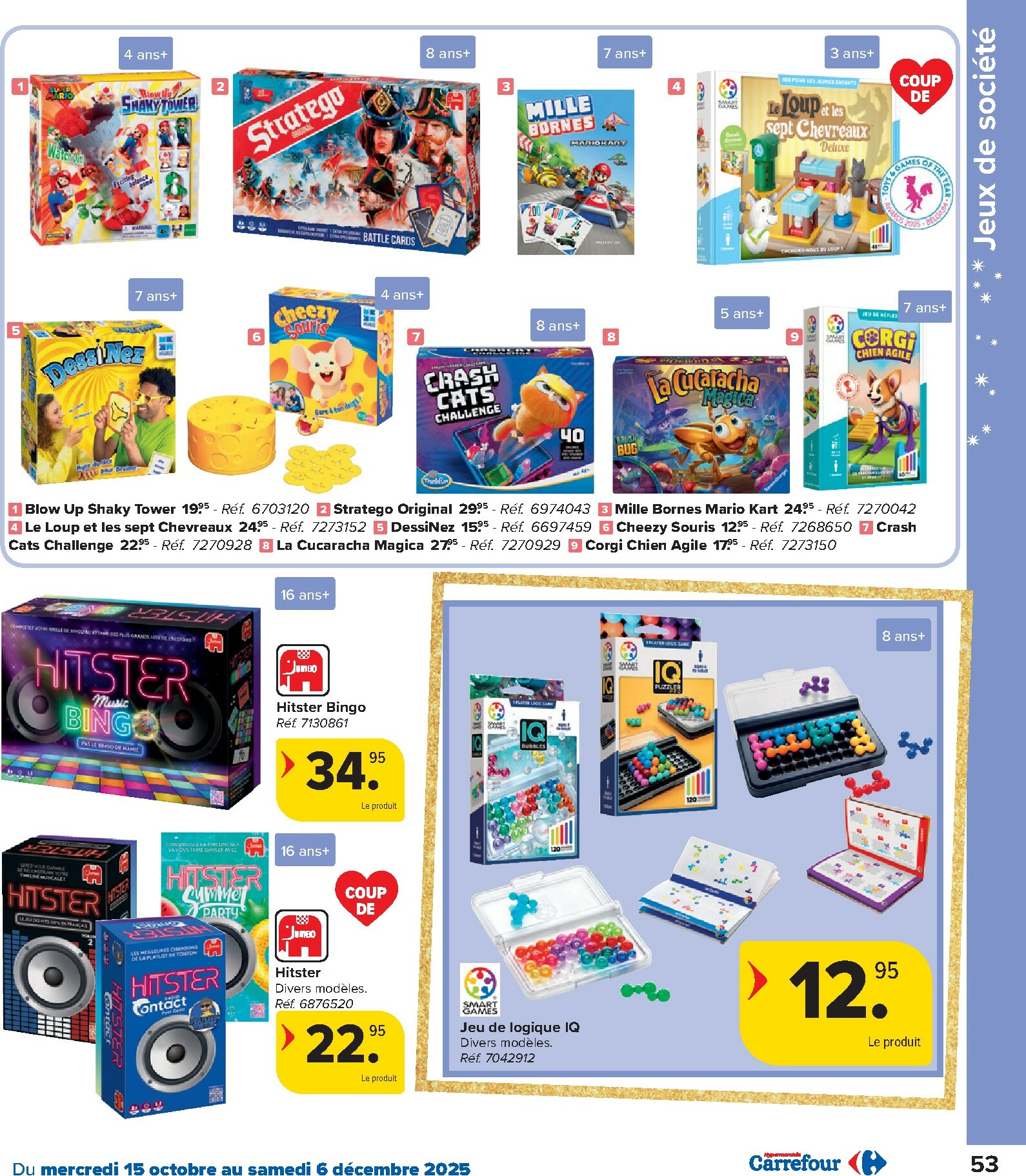 carrefour - De Carrefour - Hypermarchés Catalogue Jouets folder geldig vanaf 15/10 t/m 06/12 - page: 53 carrefour - De Carrefour - Hypermarchés Catalogue Jouets folder geldig vanaf 15/10 t/m 06/12 - page: 53