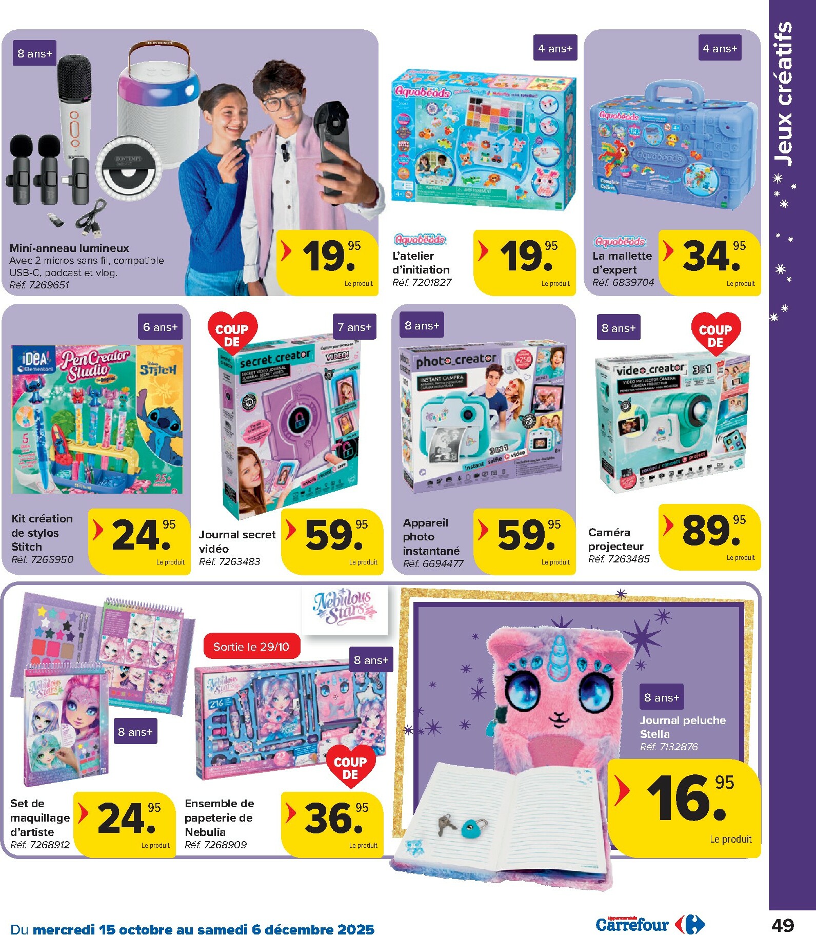 carrefour - De Carrefour - Hypermarchés Catalogue Jouets folder geldig vanaf 15/10 t/m 06/12 - page: 49 carrefour - De Carrefour - Hypermarchés Catalogue Jouets folder geldig vanaf 15/10 t/m 06/12 - page: 49