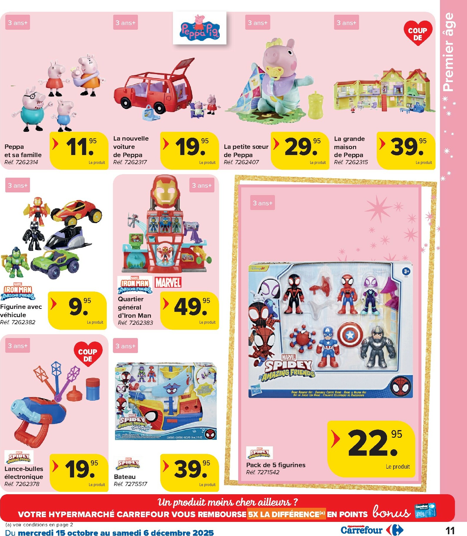 carrefour - De Carrefour - Hypermarchés Catalogue Jouets folder geldig vanaf 15/10 t/m 06/12 - page: 11 carrefour - De Carrefour - Hypermarchés Catalogue Jouets folder geldig vanaf 15/10 t/m 06/12 - page: 11