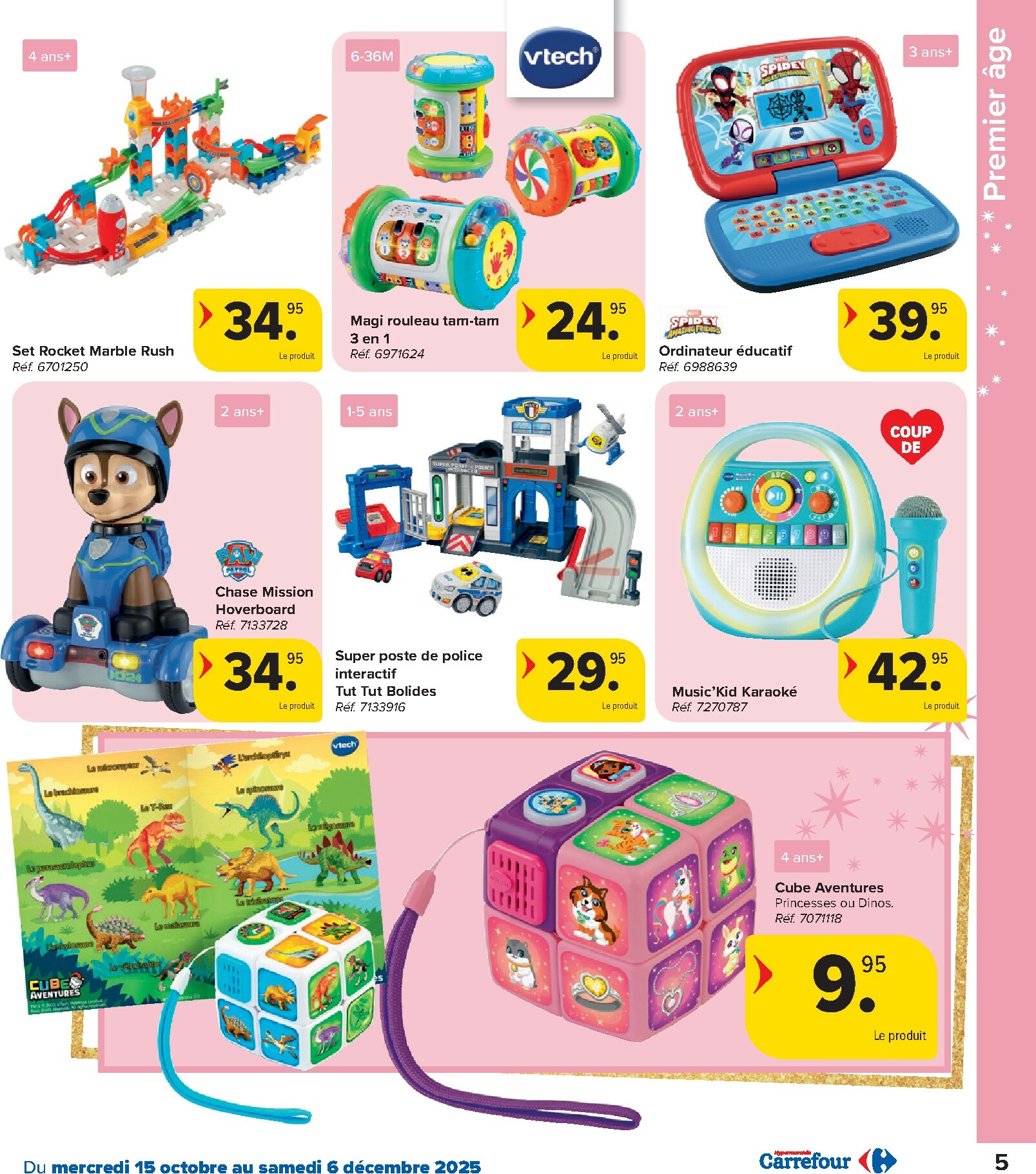 carrefour - De Carrefour - Hypermarchés Catalogue Jouets folder geldig vanaf 15/10 t/m 06/12 - page: 5 carrefour - De Carrefour - Hypermarchés Catalogue Jouets folder geldig vanaf 15/10 t/m 06/12 - page: 5