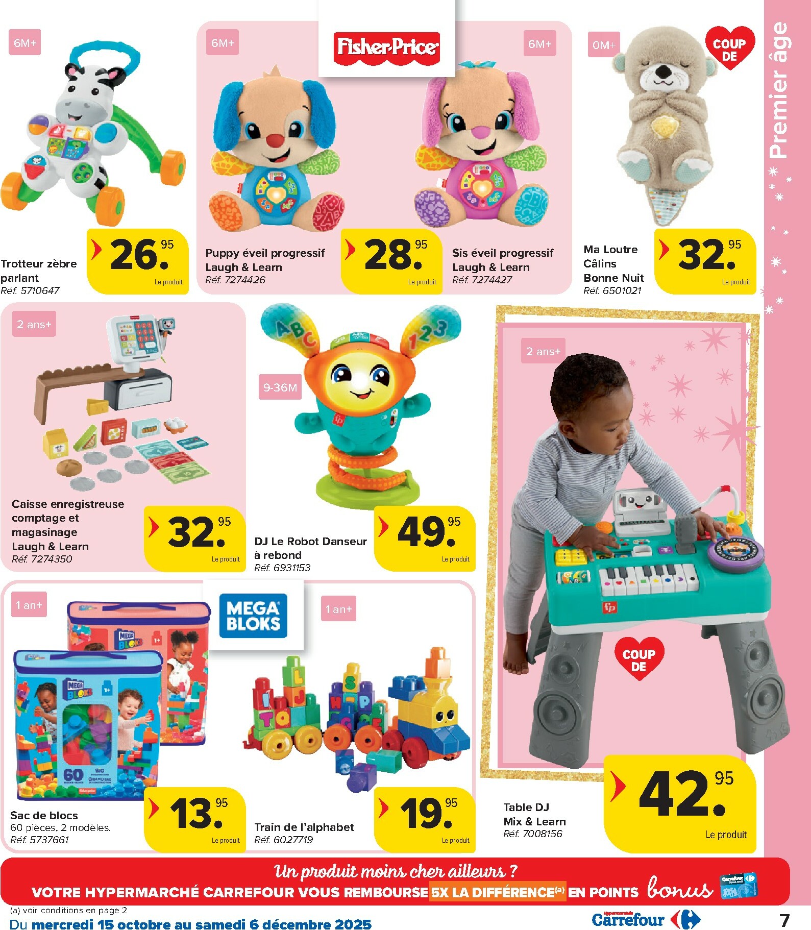 carrefour - De Carrefour - Hypermarchés Catalogue Jouets folder geldig vanaf 15/10 t/m 06/12 - page: 7 carrefour - De Carrefour - Hypermarchés Catalogue Jouets folder geldig vanaf 15/10 t/m 06/12 - page: 7