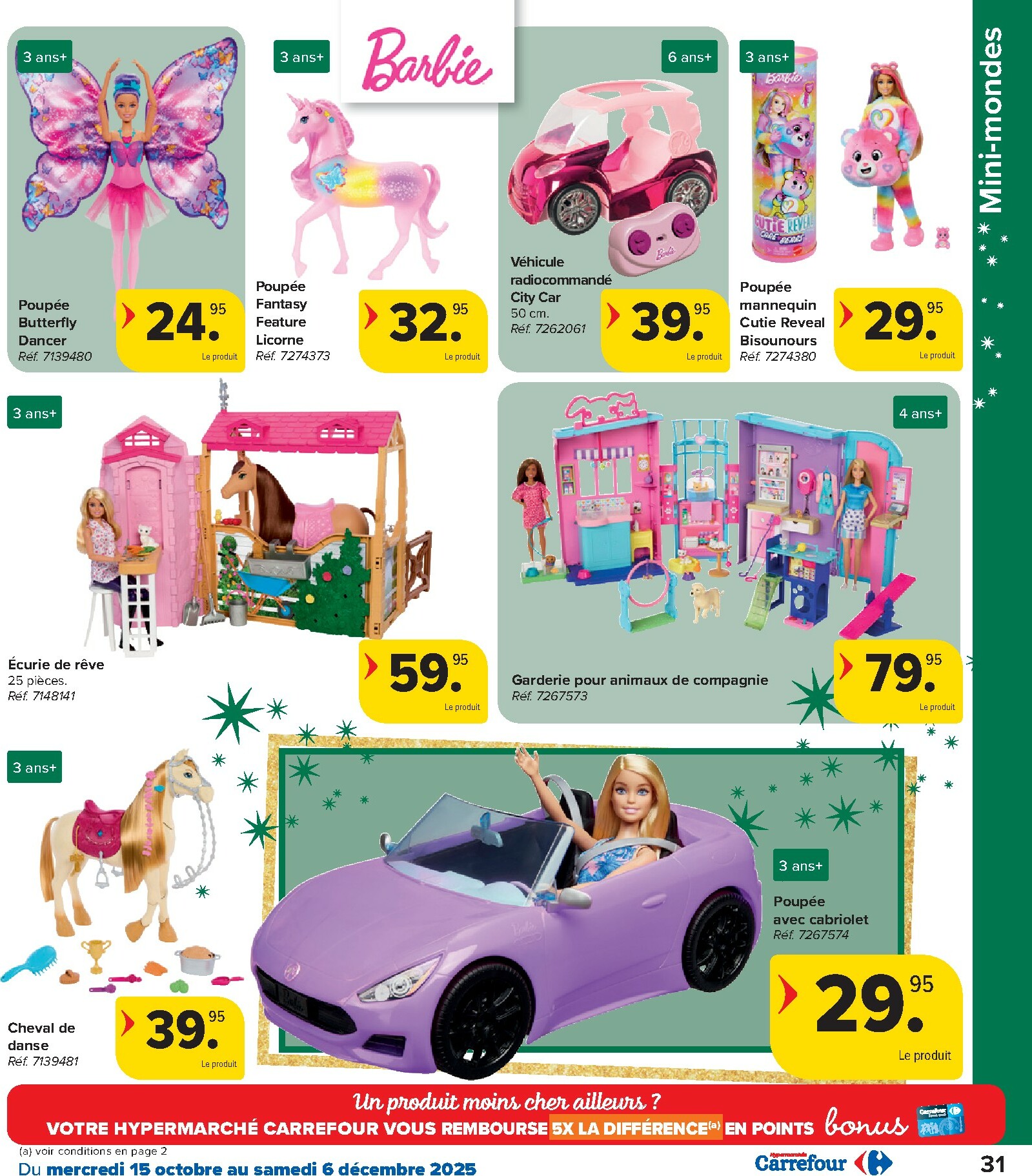 carrefour - De Carrefour - Hypermarchés Catalogue Jouets folder geldig vanaf 15/10 t/m 06/12 - page: 31 carrefour - De Carrefour - Hypermarchés Catalogue Jouets folder geldig vanaf 15/10 t/m 06/12 - page: 31