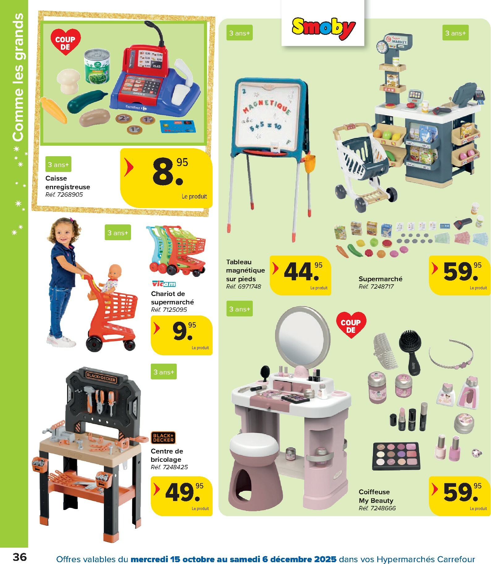 carrefour - De Carrefour - Hypermarchés Catalogue Jouets folder geldig vanaf 15/10 t/m 06/12 - page: 36 carrefour - De Carrefour - Hypermarchés Catalogue Jouets folder geldig vanaf 15/10 t/m 06/12 - page: 36