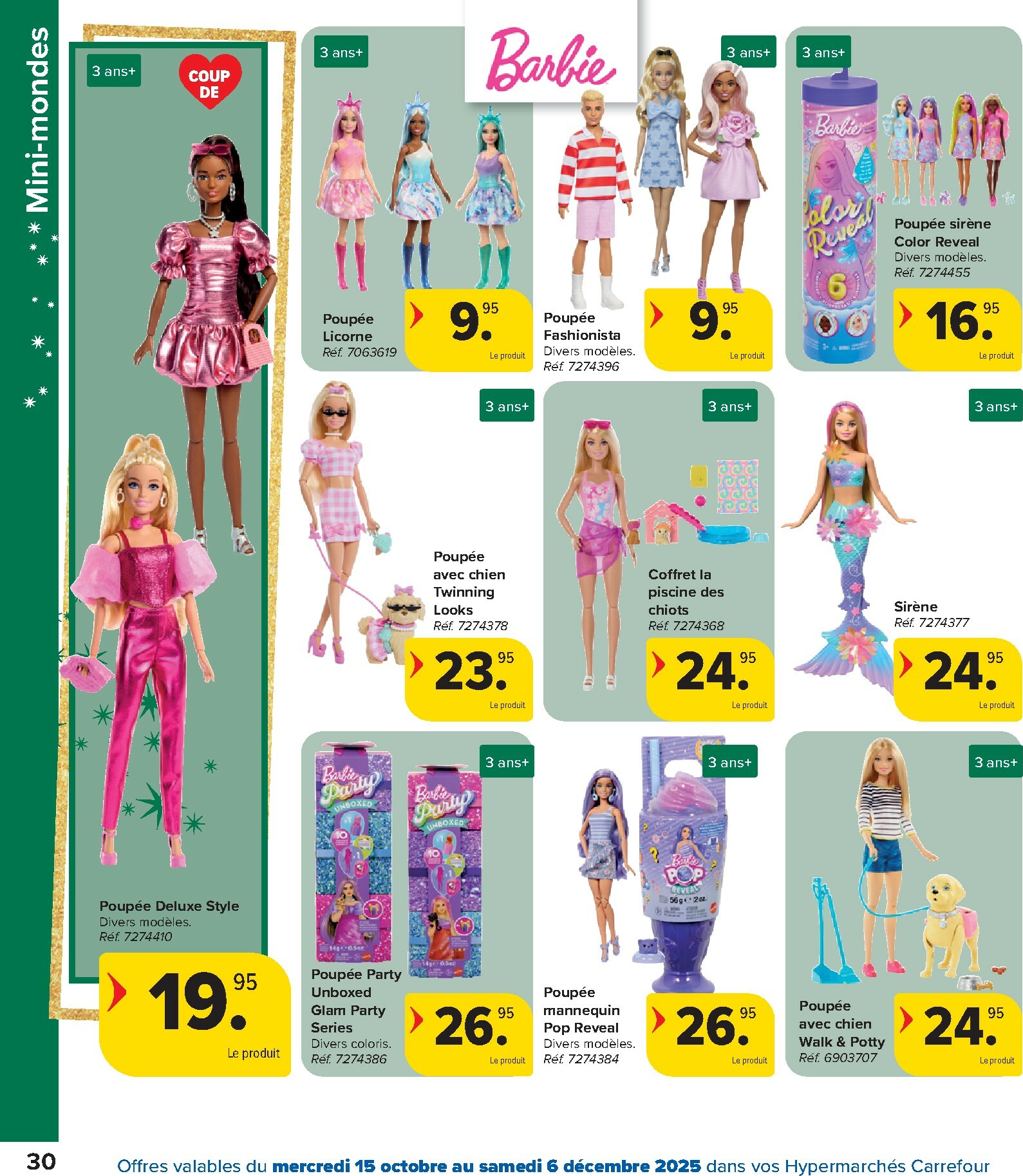carrefour - De Carrefour - Hypermarchés Catalogue Jouets folder geldig vanaf 15/10 t/m 06/12 - page: 30 carrefour - De Carrefour - Hypermarchés Catalogue Jouets folder geldig vanaf 15/10 t/m 06/12 - page: 30