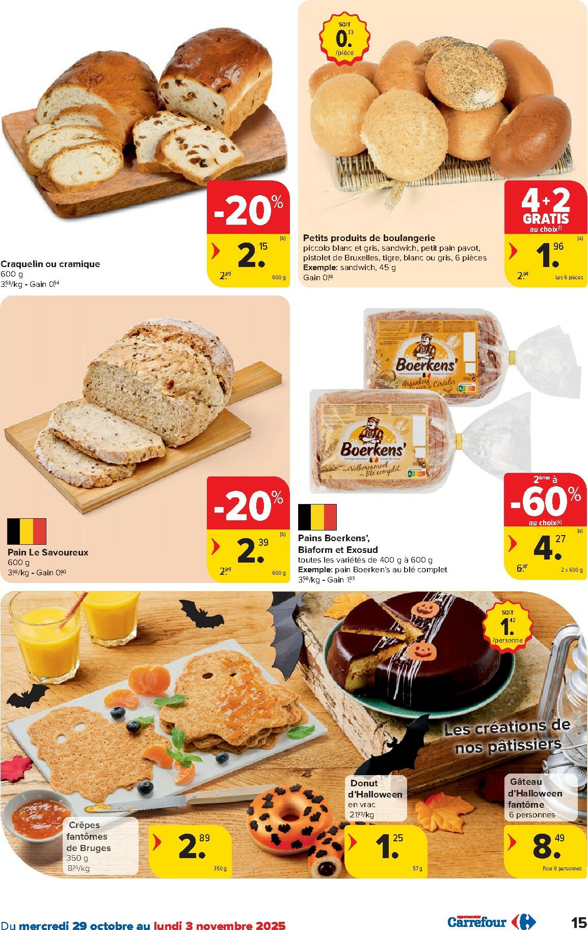 carrefour - De Carrefour Hypermarchés folder geldig vanaf 29/10 t/m 10/11 - page: 15 carrefour - De Carrefour Hypermarchés folder geldig vanaf 29/10 t/m 10/11 - page: 15