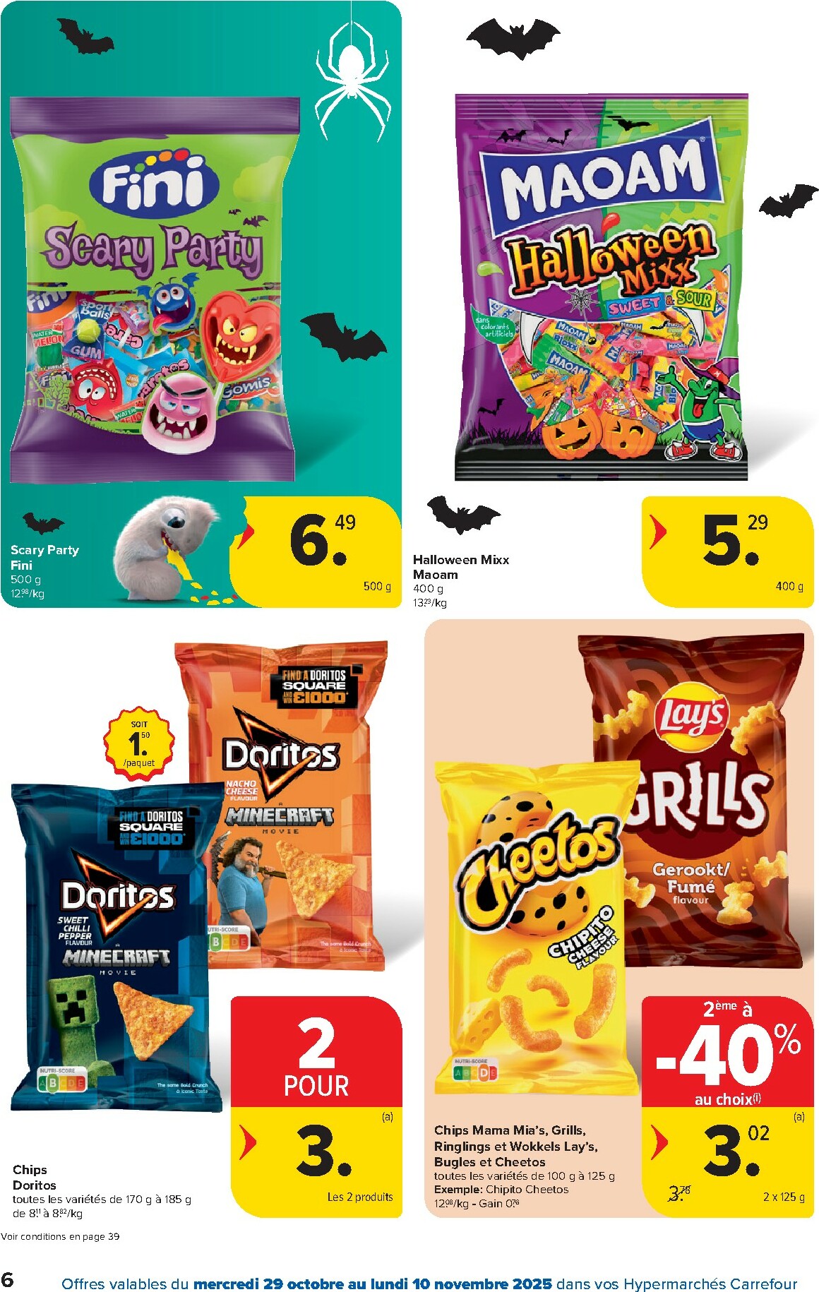 carrefour - De Carrefour Hypermarchés folder geldig vanaf 29/10 t/m 10/11 - page: 6 carrefour - De Carrefour Hypermarchés folder geldig vanaf 29/10 t/m 10/11 - page: 6
