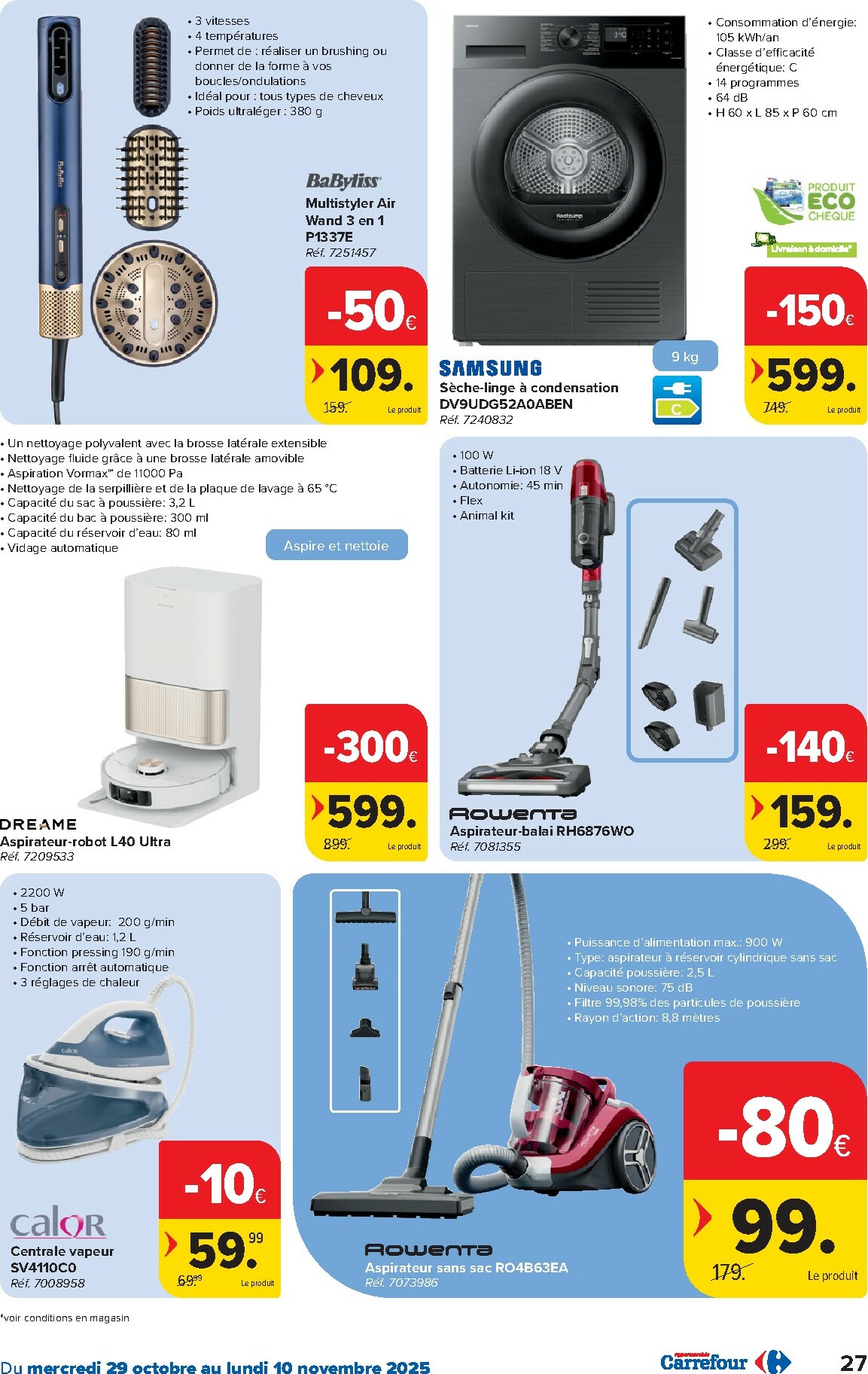 carrefour - De Carrefour Hypermarchés folder geldig vanaf 29/10 t/m 10/11 - page: 27 carrefour - De Carrefour Hypermarchés folder geldig vanaf 29/10 t/m 10/11 - page: 27