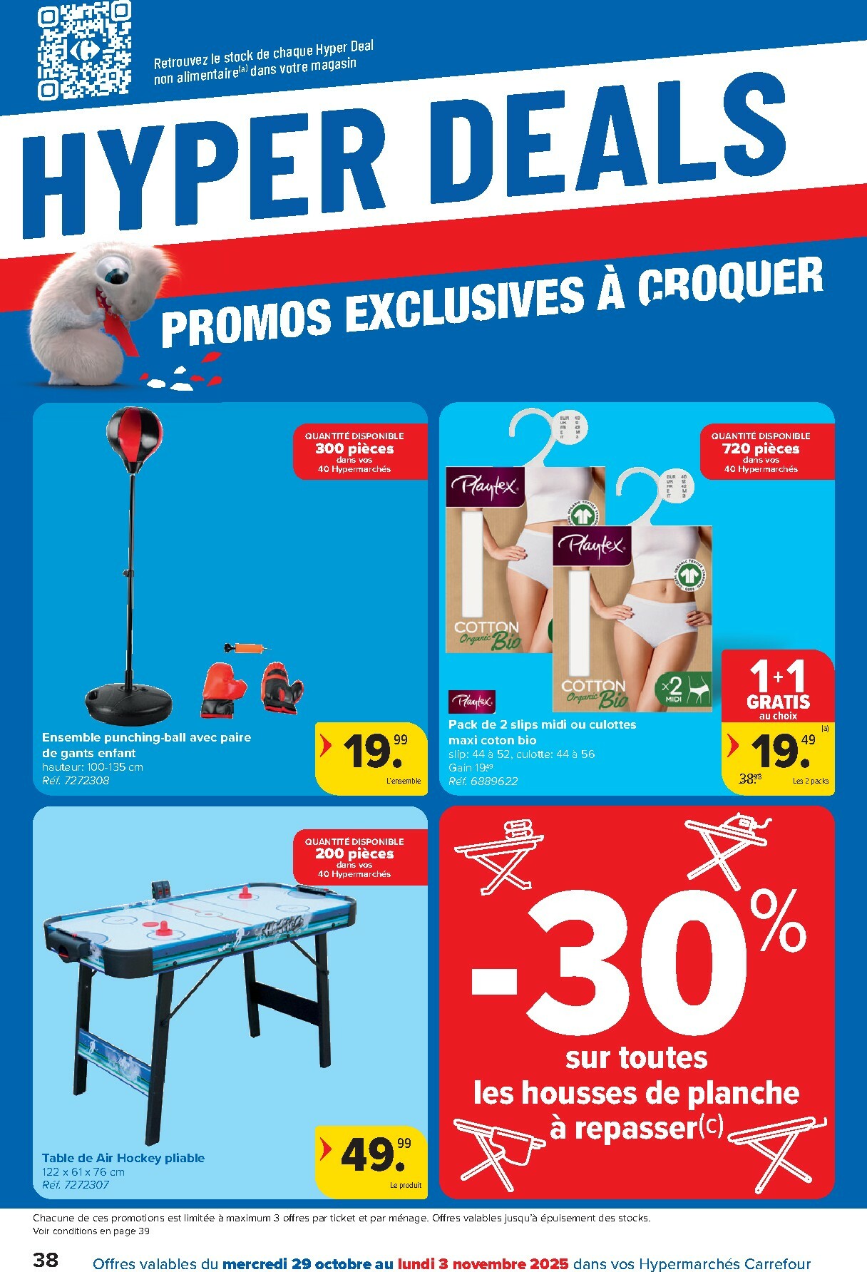 carrefour - De Carrefour Hypermarchés folder geldig vanaf 29/10 t/m 10/11 - page: 38 carrefour - De Carrefour Hypermarchés folder geldig vanaf 29/10 t/m 10/11 - page: 38