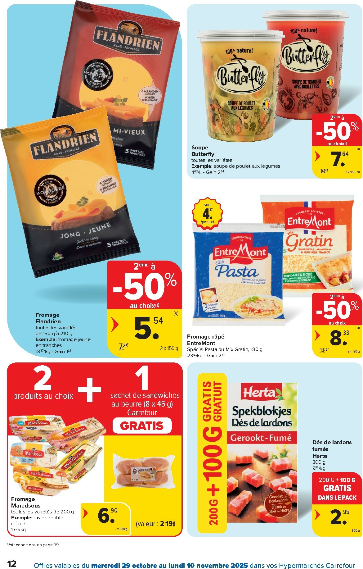 carrefour - De Carrefour Hypermarchés folder geldig vanaf 29/10 t/m 10/11 - page: 12 carrefour - De Carrefour Hypermarchés folder geldig vanaf 29/10 t/m 10/11 - page: 12