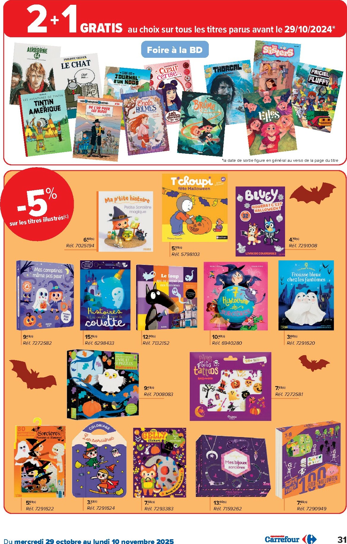 carrefour - De Carrefour Hypermarchés folder geldig vanaf 29/10 t/m 10/11 - page: 31 carrefour - De Carrefour Hypermarchés folder geldig vanaf 29/10 t/m 10/11 - page: 31