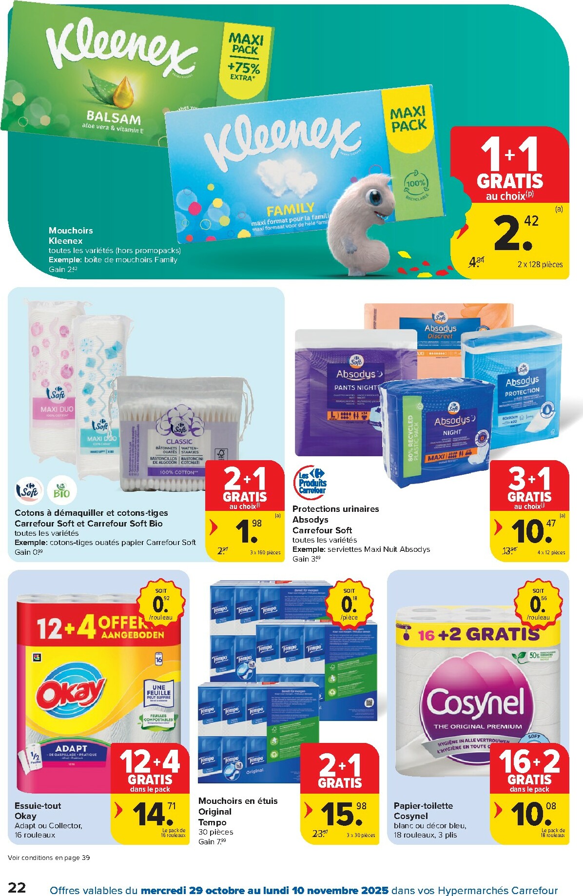 carrefour - De Carrefour Hypermarchés folder geldig vanaf 29/10 t/m 10/11 - page: 22 carrefour - De Carrefour Hypermarchés folder geldig vanaf 29/10 t/m 10/11 - page: 22