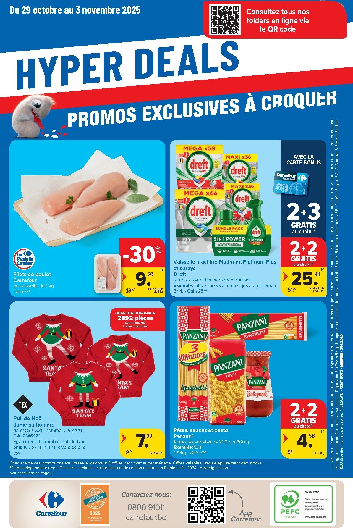 carrefour - De Carrefour Hypermarchés folder geldig vanaf 29/10 t/m 10/11 - page: 40 carrefour - De Carrefour Hypermarchés folder geldig vanaf 29/10 t/m 10/11 - page: 40