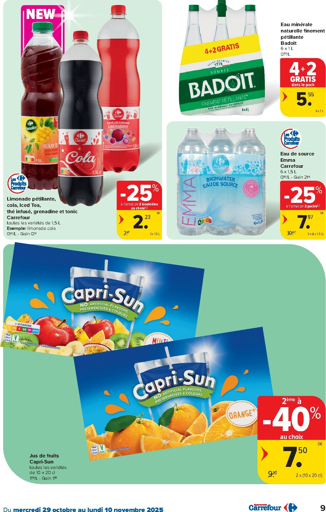carrefour - De Carrefour Hypermarchés folder geldig vanaf 29/10 t/m 10/11 - page: 9 carrefour - De Carrefour Hypermarchés folder geldig vanaf 29/10 t/m 10/11 - page: 9