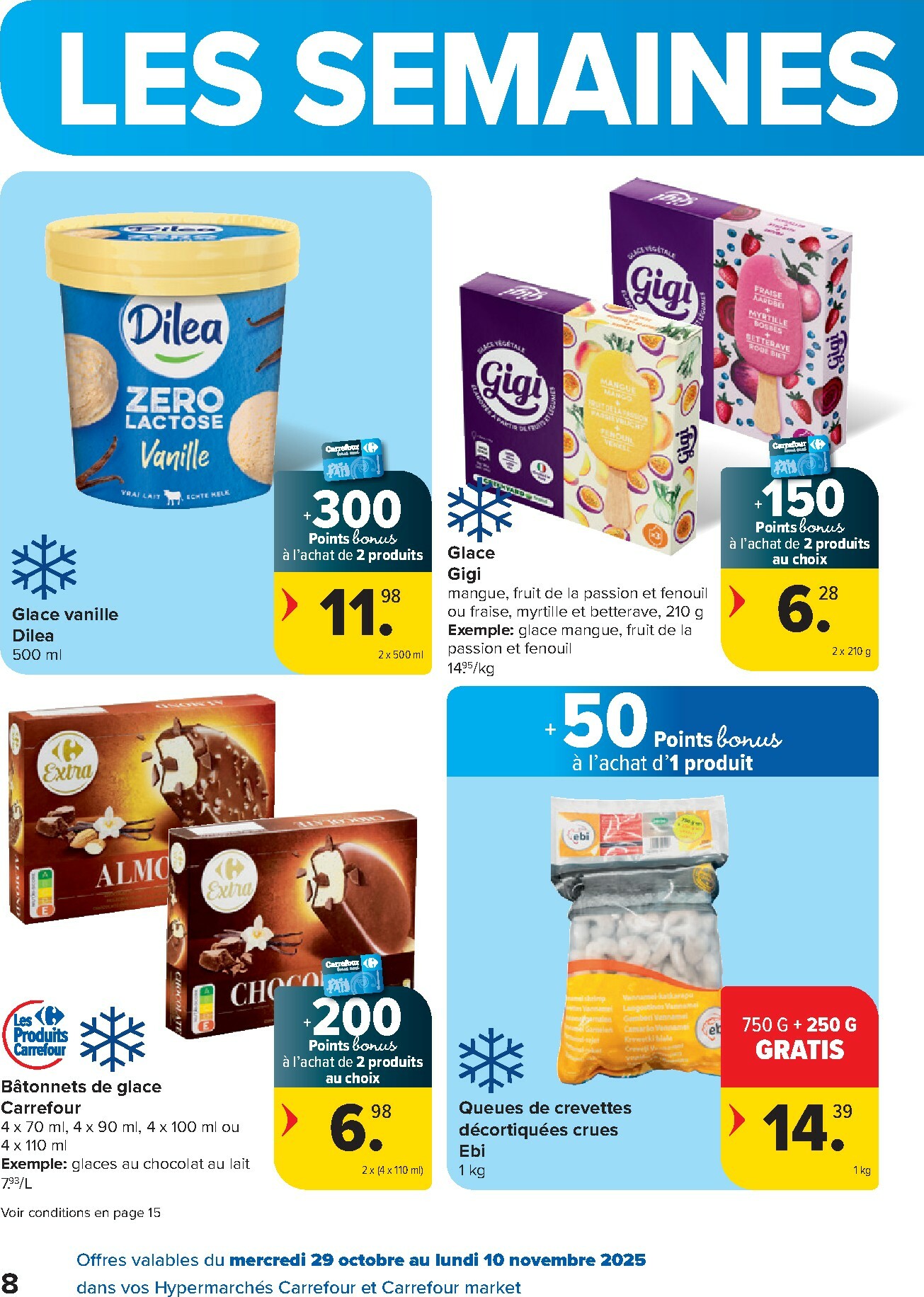 carrefour - De Carrefour - Spécial Point Bonus Promotions de la semaine folder geldig vanaf 29/10 t/m 10/11 - page: 8