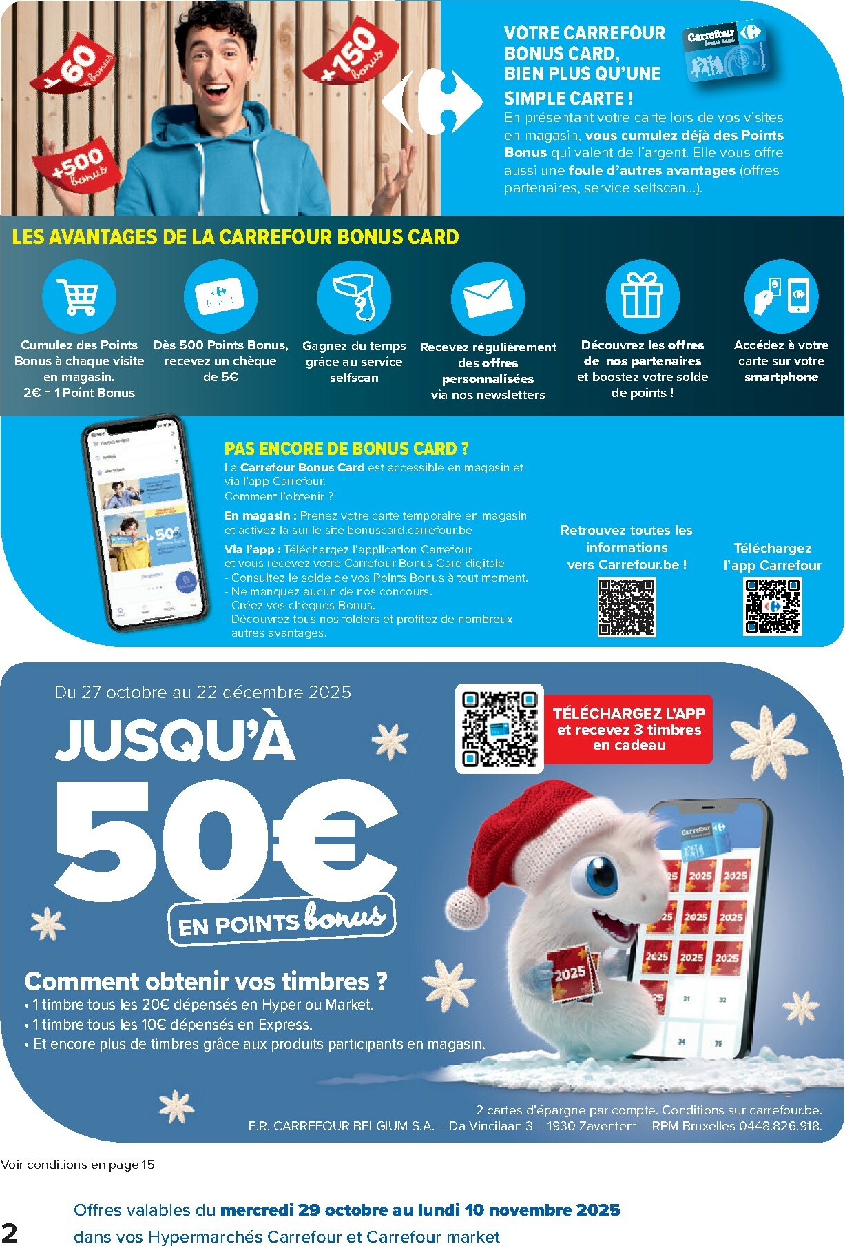 carrefour - De Carrefour - Spécial Point Bonus Promotions de la semaine folder geldig vanaf 29/10 t/m 10/11 - page: 2