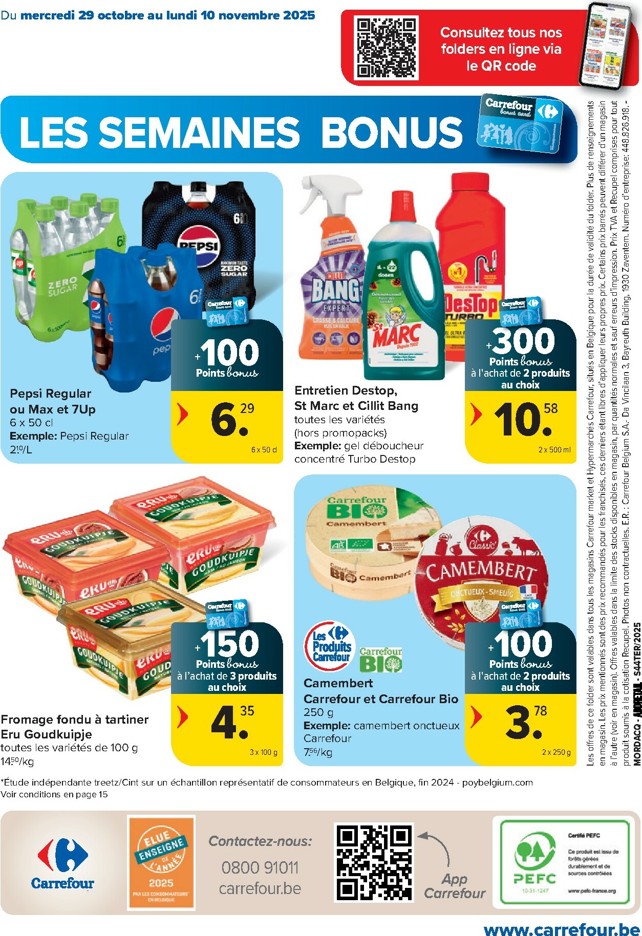 carrefour - De Carrefour - Spécial Point Bonus Promotions de la semaine folder geldig vanaf 29/10 t/m 10/11 - page: 16