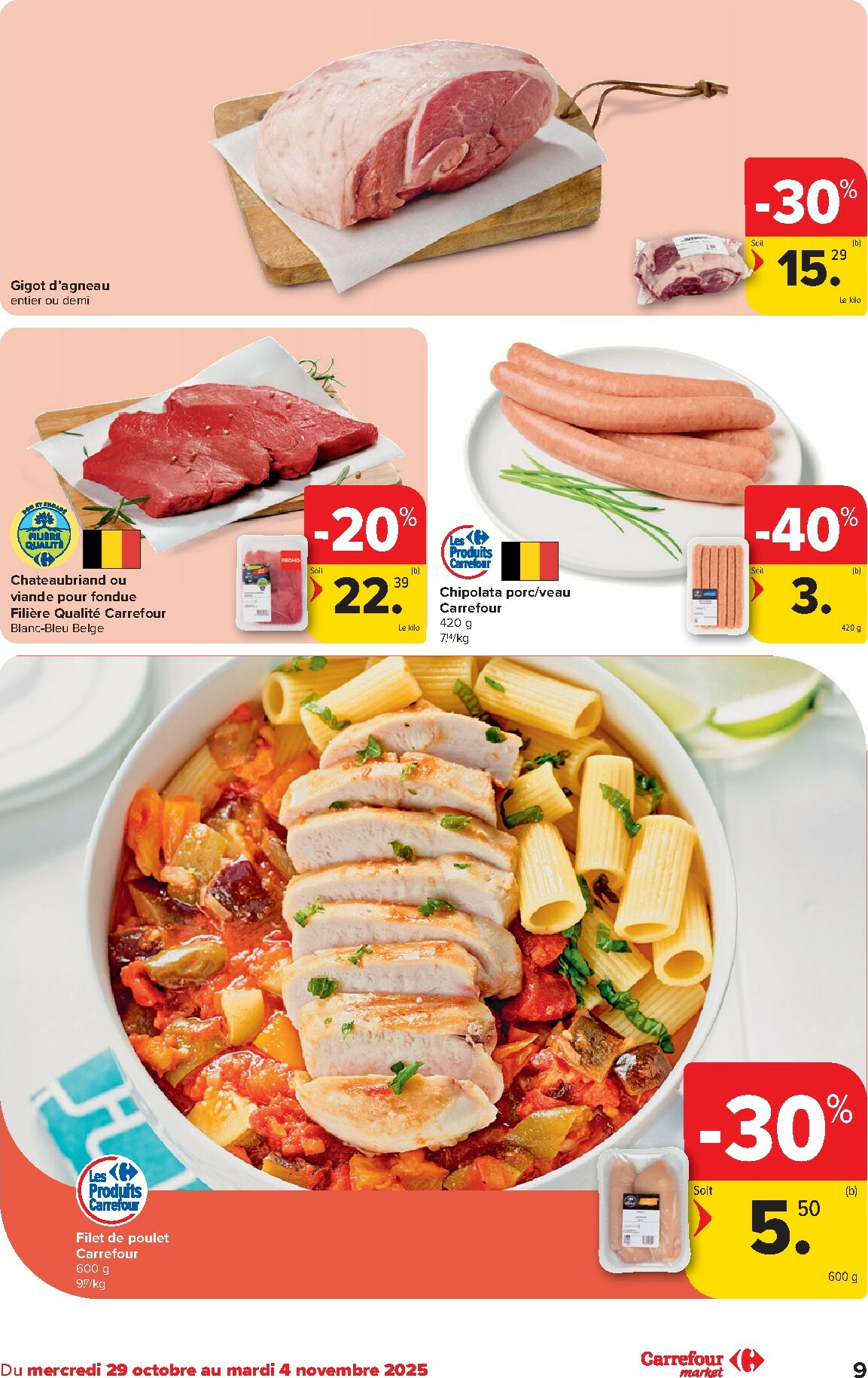 carrefour - De Carrefour Market folder geldig vanaf 29/10 t/m 04/11 - page: 9