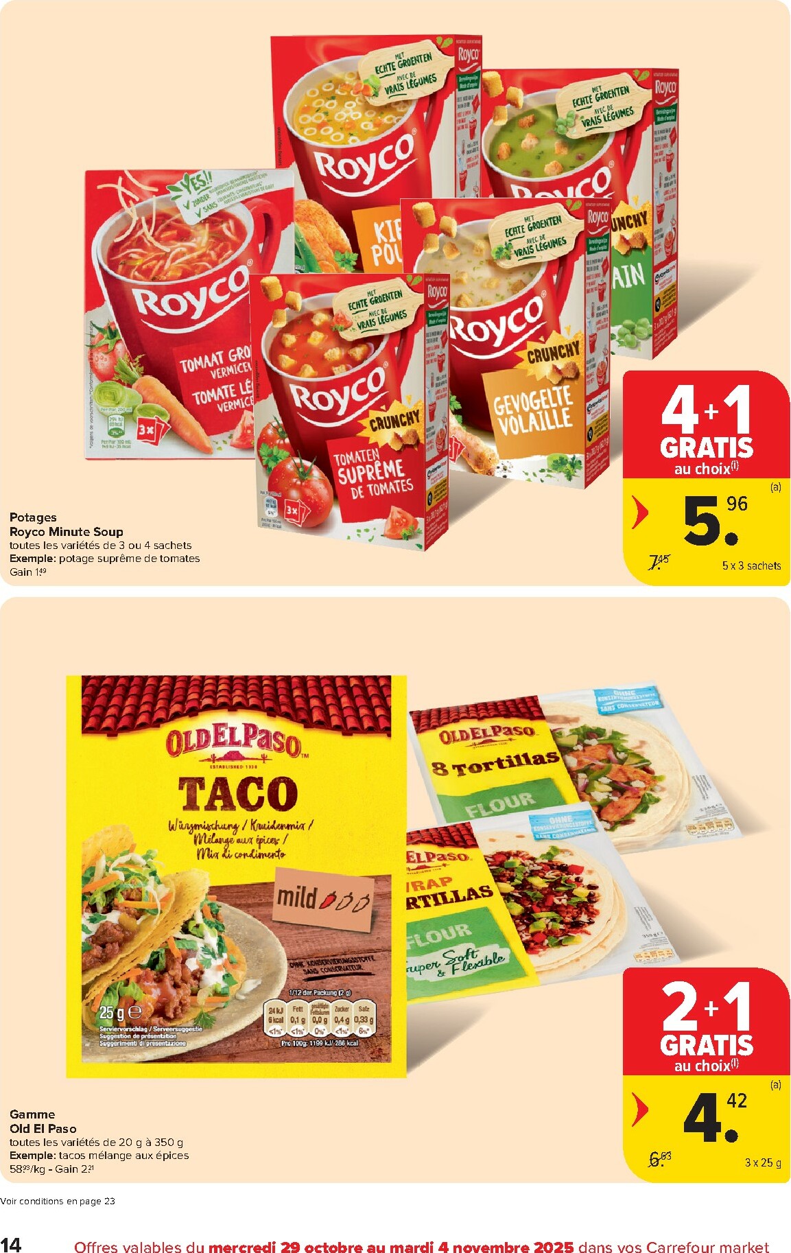 carrefour - De Carrefour Market folder geldig vanaf 29/10 t/m 04/11 - page: 14