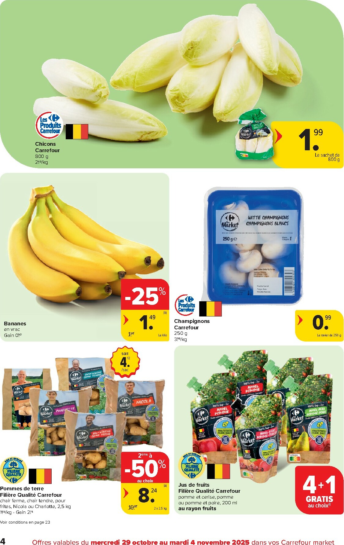 carrefour - De Carrefour Market folder geldig vanaf 29/10 t/m 04/11 - page: 4
