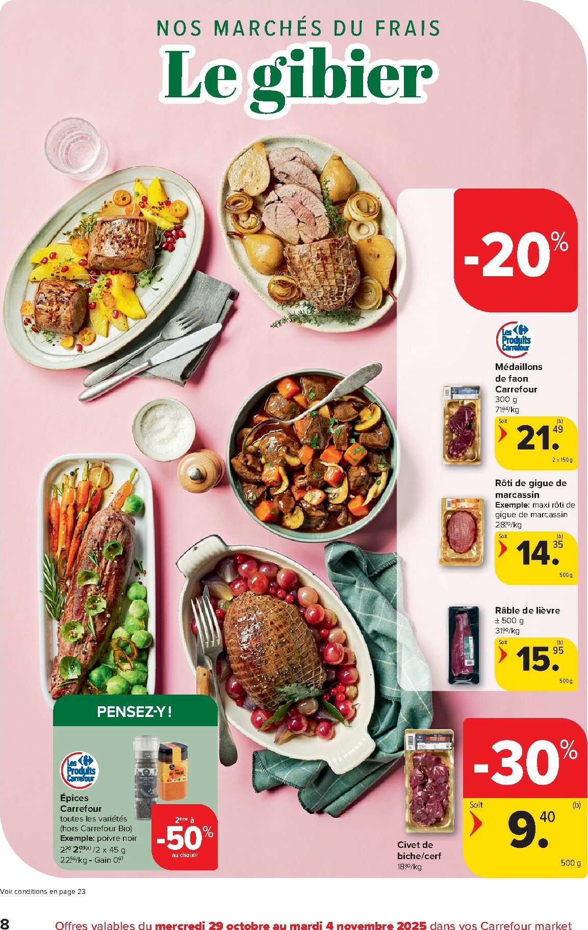 carrefour - De Carrefour Market folder geldig vanaf 29/10 t/m 04/11 - page: 8