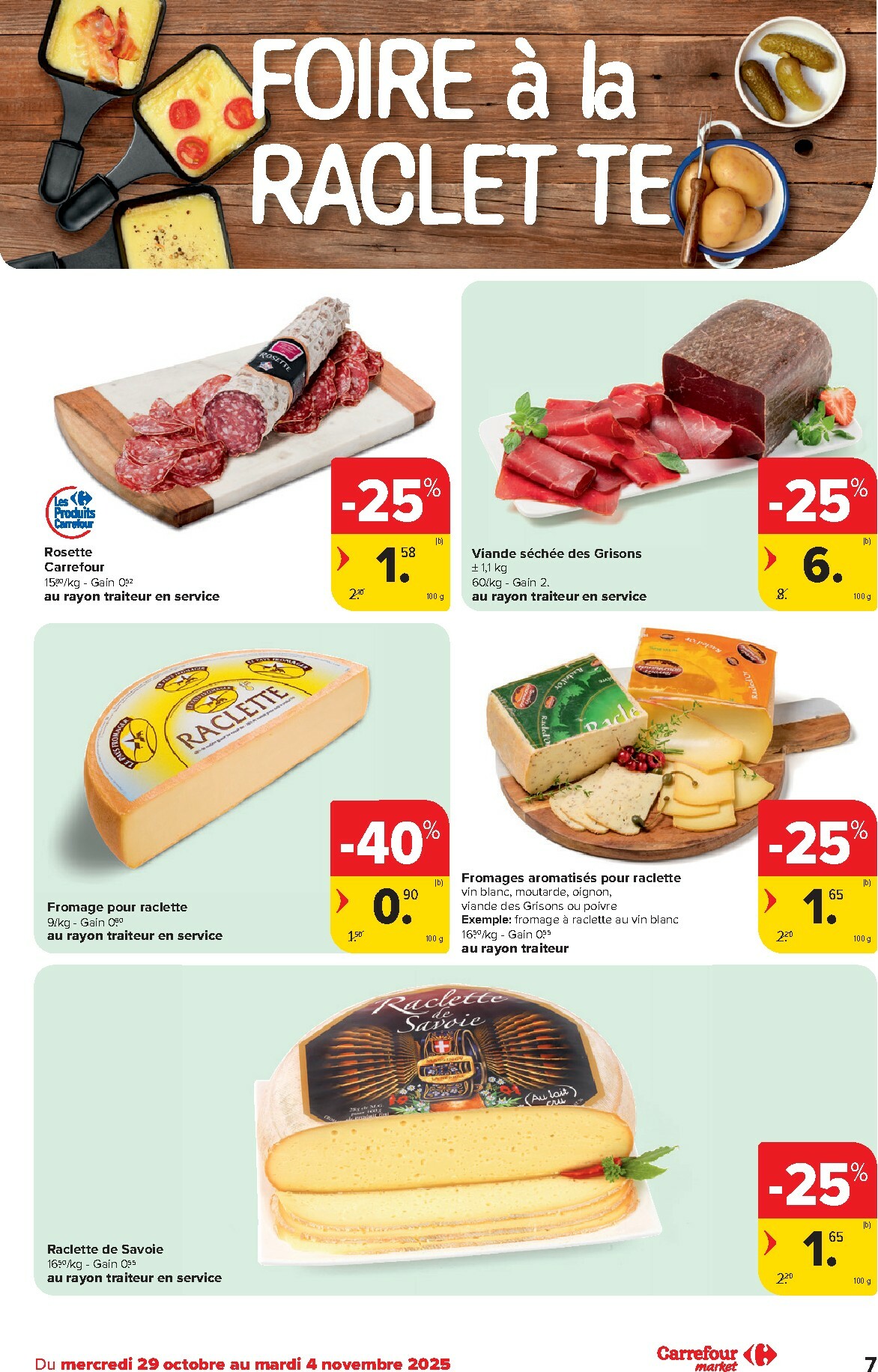 carrefour - De Carrefour Market folder geldig vanaf 29/10 t/m 04/11 - page: 7