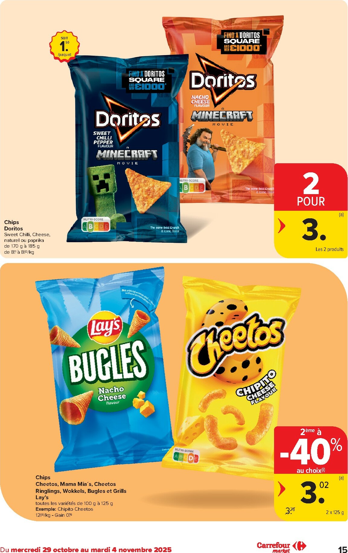 carrefour - De Carrefour Market folder geldig vanaf 29/10 t/m 04/11 - page: 15