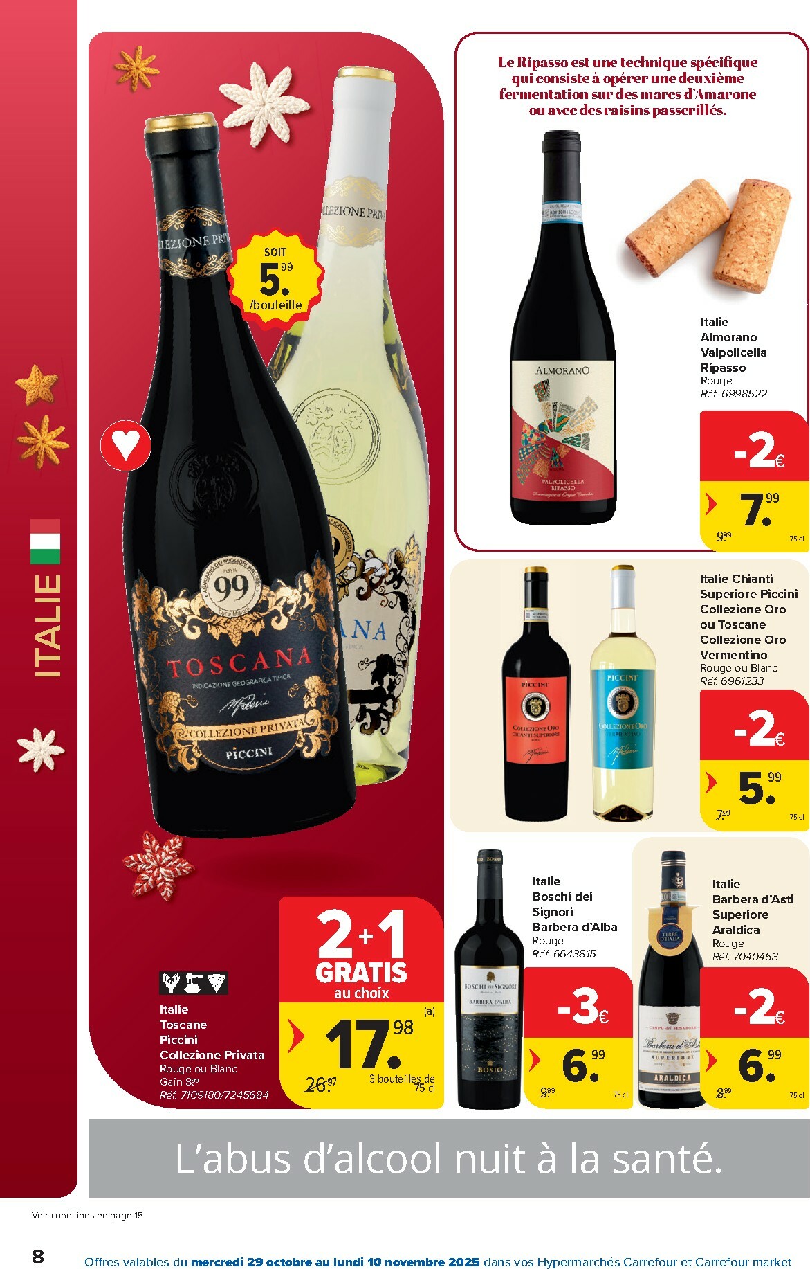 carrefour - De Carrefour - Foire aux vins folder geldig vanaf 29/10 t/m 10/11 - page: 8