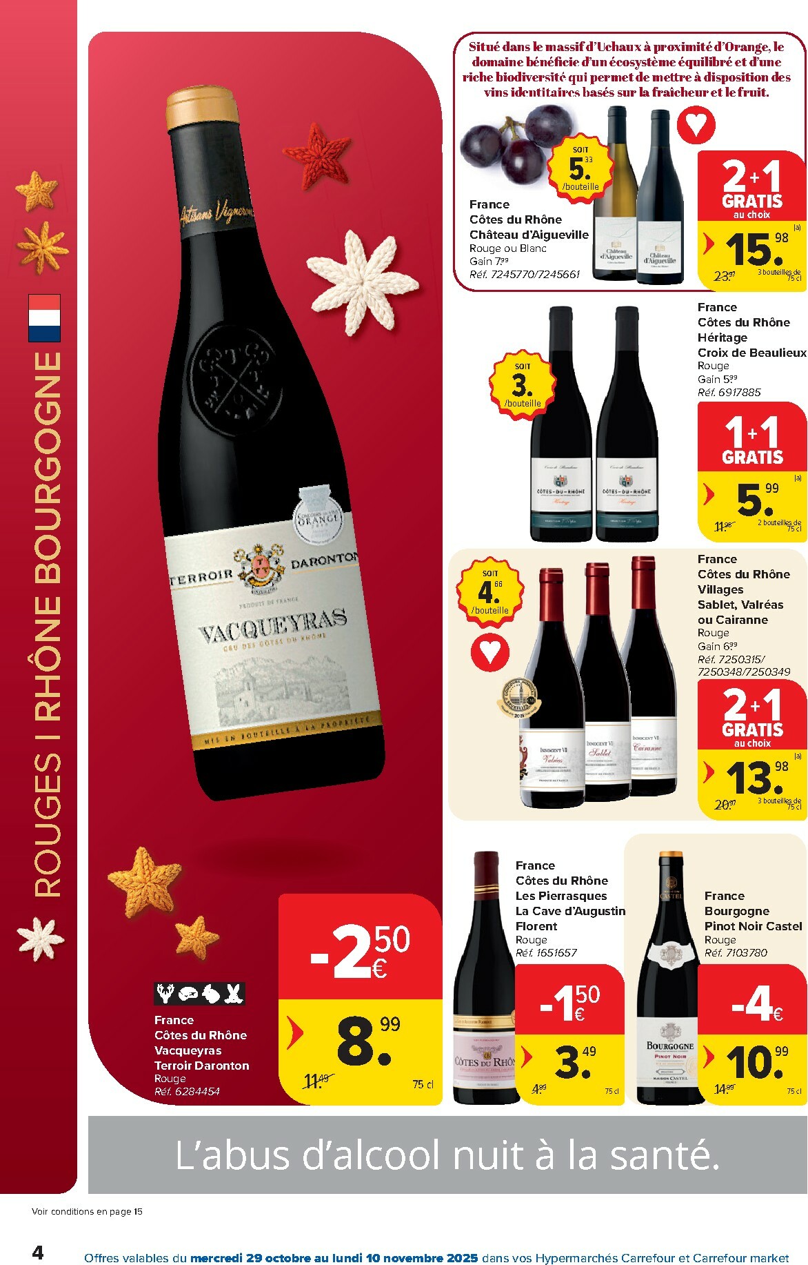 carrefour - De Carrefour - Foire aux vins folder geldig vanaf 29/10 t/m 10/11 - page: 4