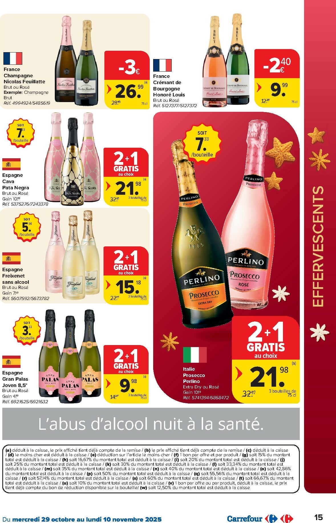 carrefour - De Carrefour - Foire aux vins folder geldig vanaf 29/10 t/m 10/11 - page: 15