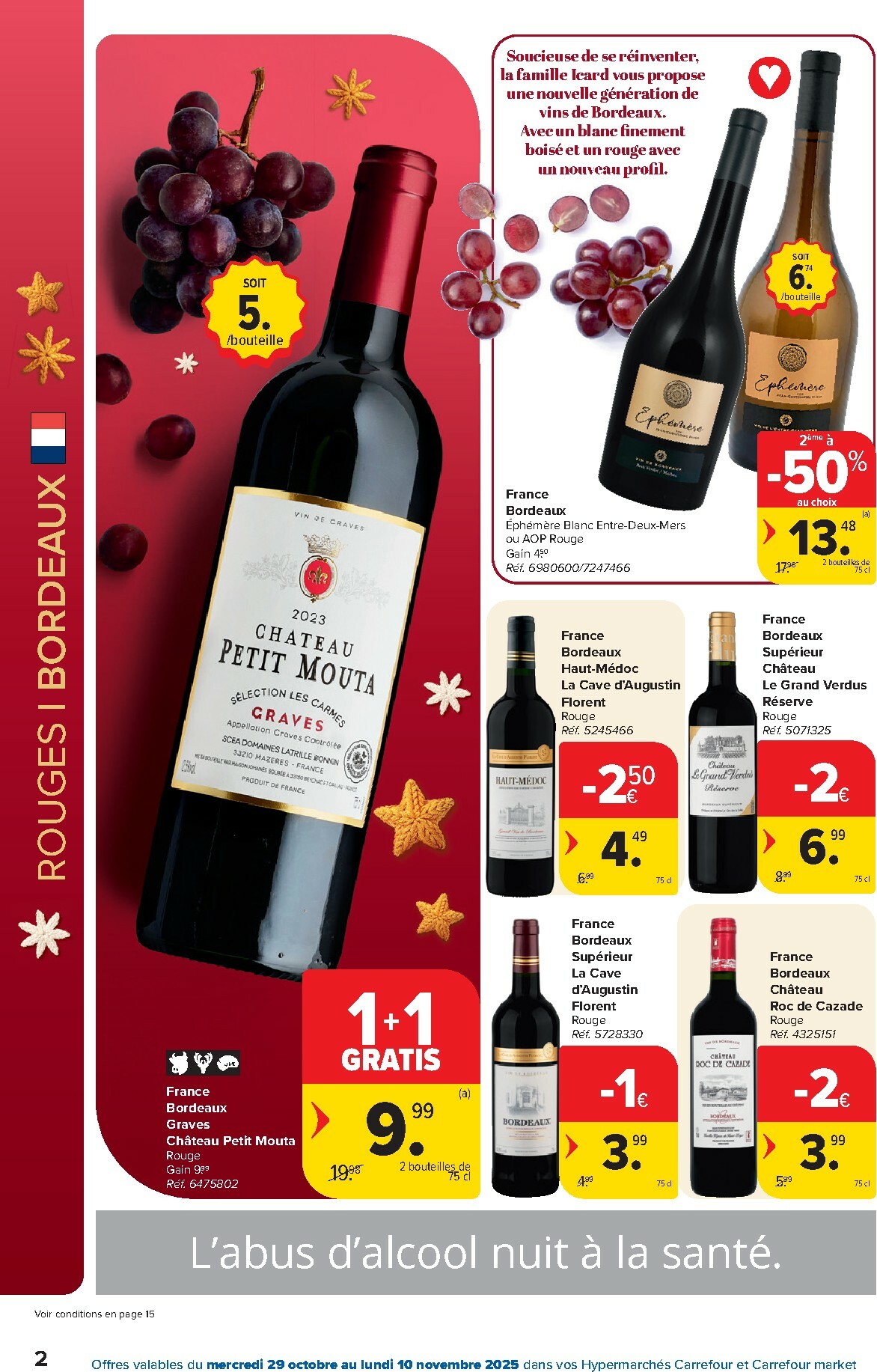 carrefour - De Carrefour - Foire aux vins folder geldig vanaf 29/10 t/m 10/11 - page: 2