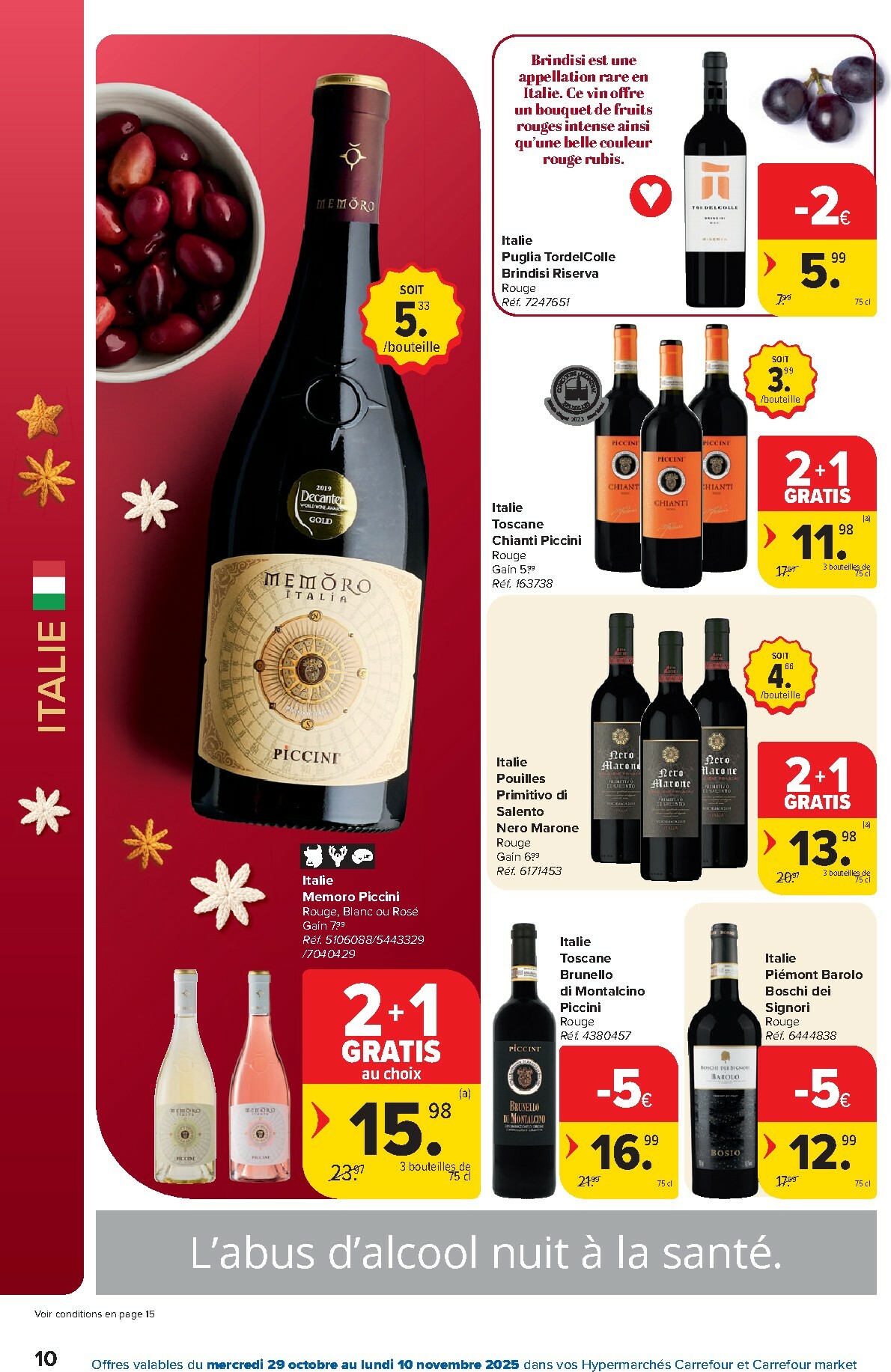 carrefour - De Carrefour - Foire aux vins folder geldig vanaf 29/10 t/m 10/11 - page: 10