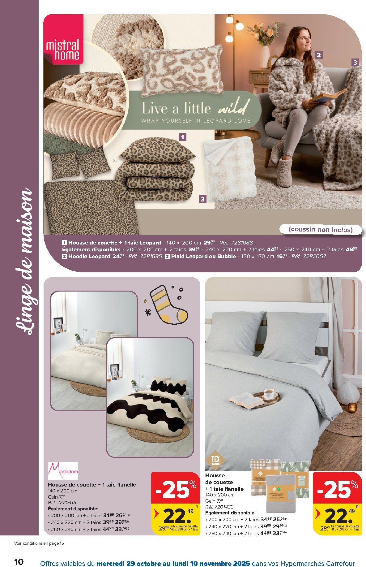 carrefour - De Carrefour Hypermarchés - Spécial Cocooning folder geldig vanaf 29/10 t/m 10/11 - page: 10