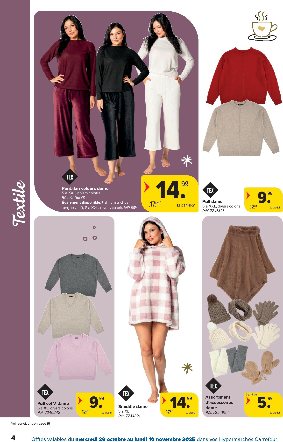 carrefour - De Carrefour Hypermarchés - Spécial Cocooning folder geldig vanaf 29/10 t/m 10/11 - page: 4