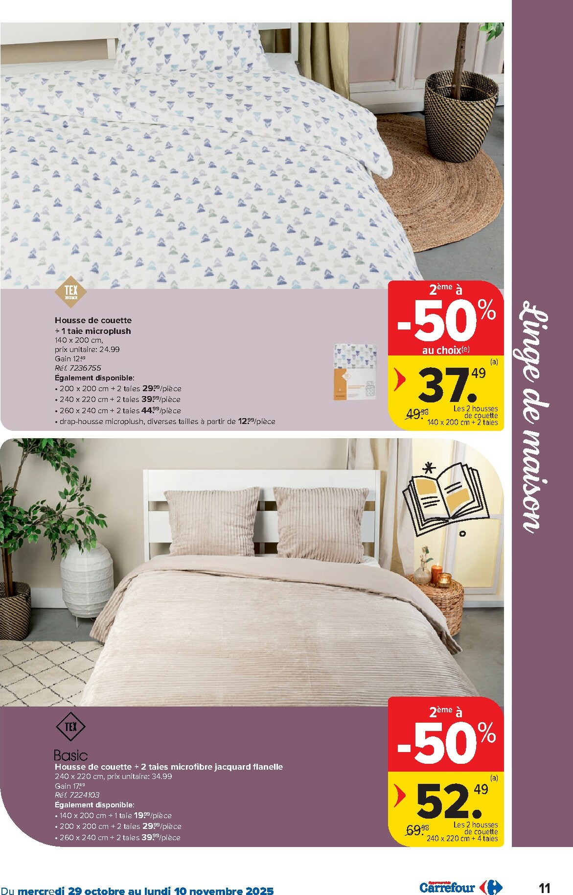 carrefour - De Carrefour Hypermarchés - Spécial Cocooning folder geldig vanaf 29/10 t/m 10/11 - page: 11
