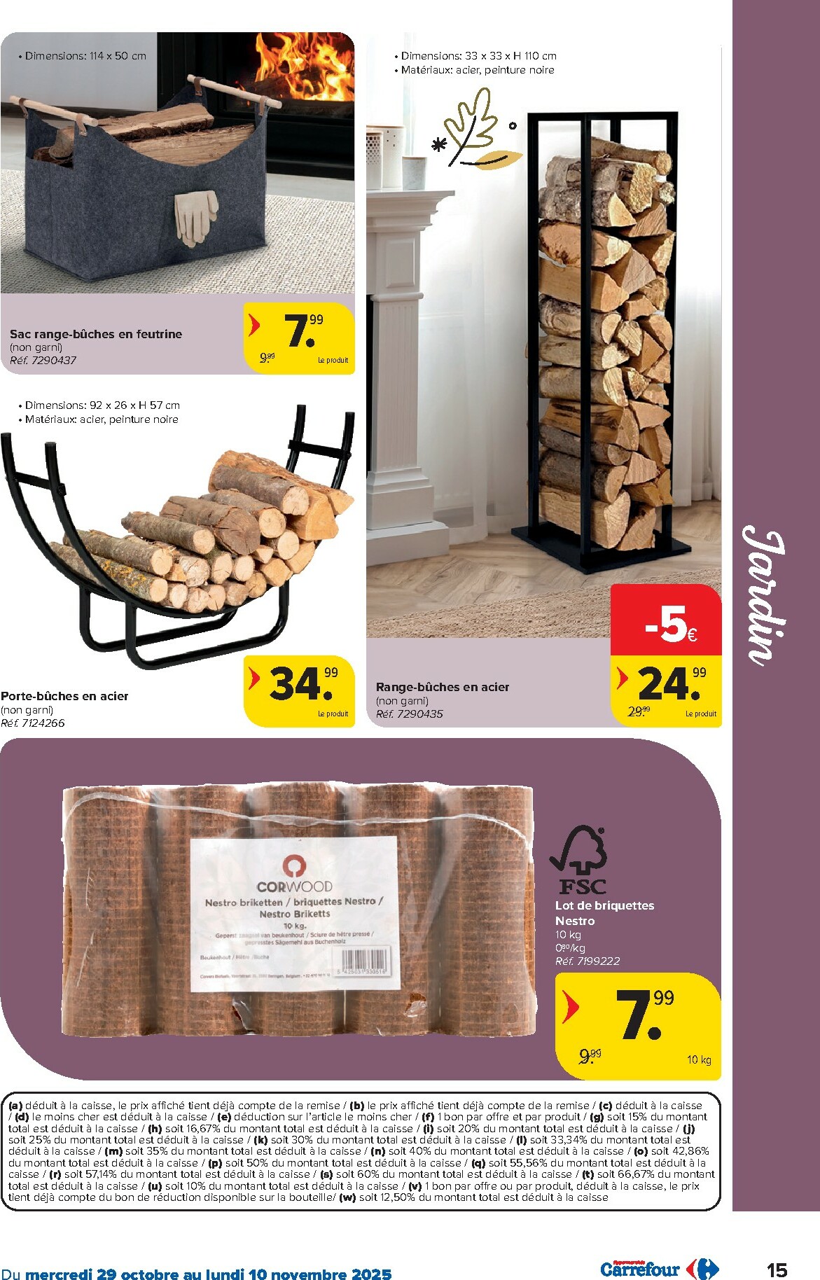 carrefour - De Carrefour Hypermarchés - Spécial Cocooning folder geldig vanaf 29/10 t/m 10/11 - page: 15