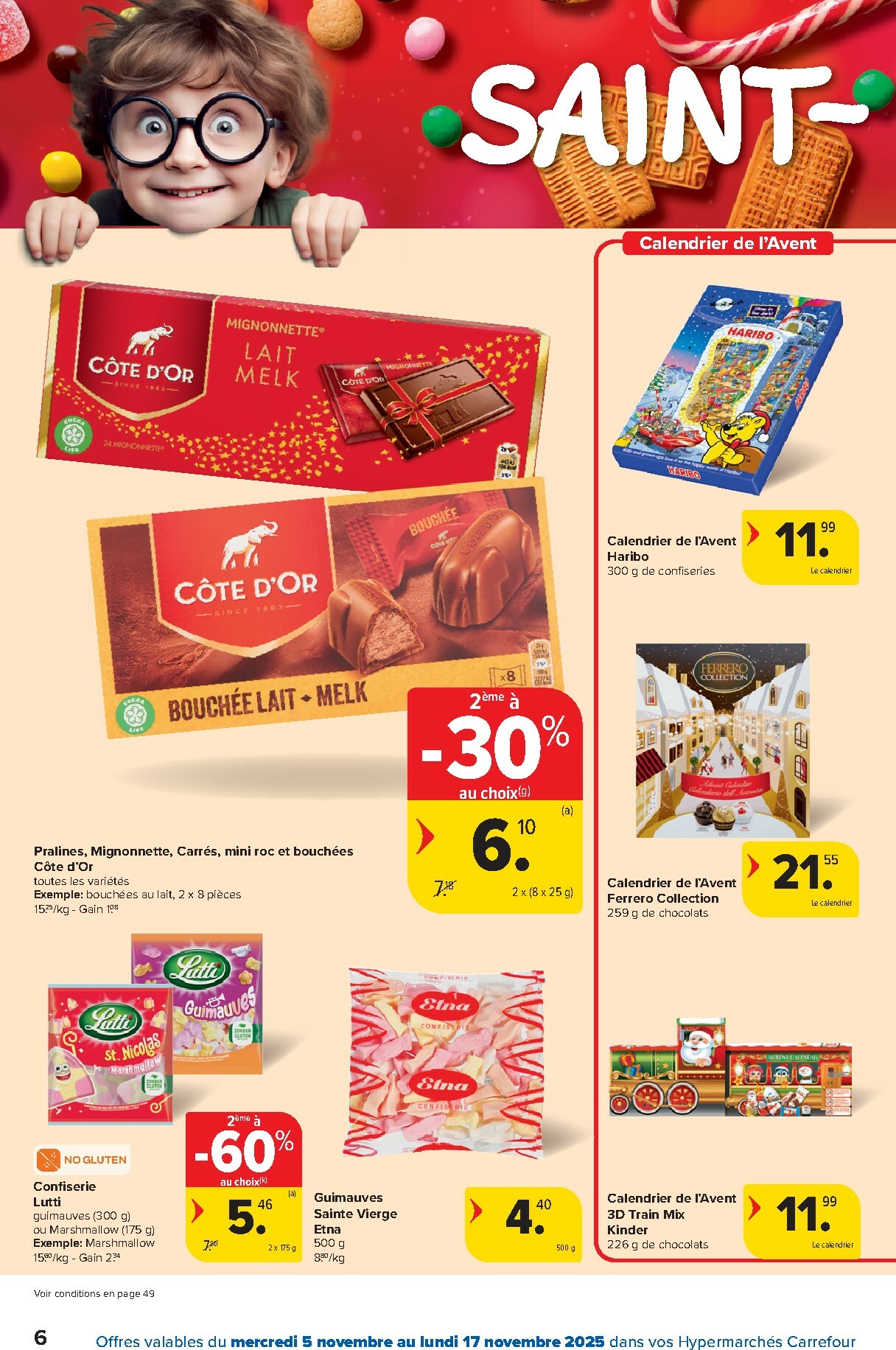 carrefour - De Carrefour - Hypermarchés folder geldig vanaf 05/11 t/m 17/11 - page: 6 carrefour - De Carrefour - Hypermarchés folder geldig vanaf 05/11 t/m 17/11 - page: 6