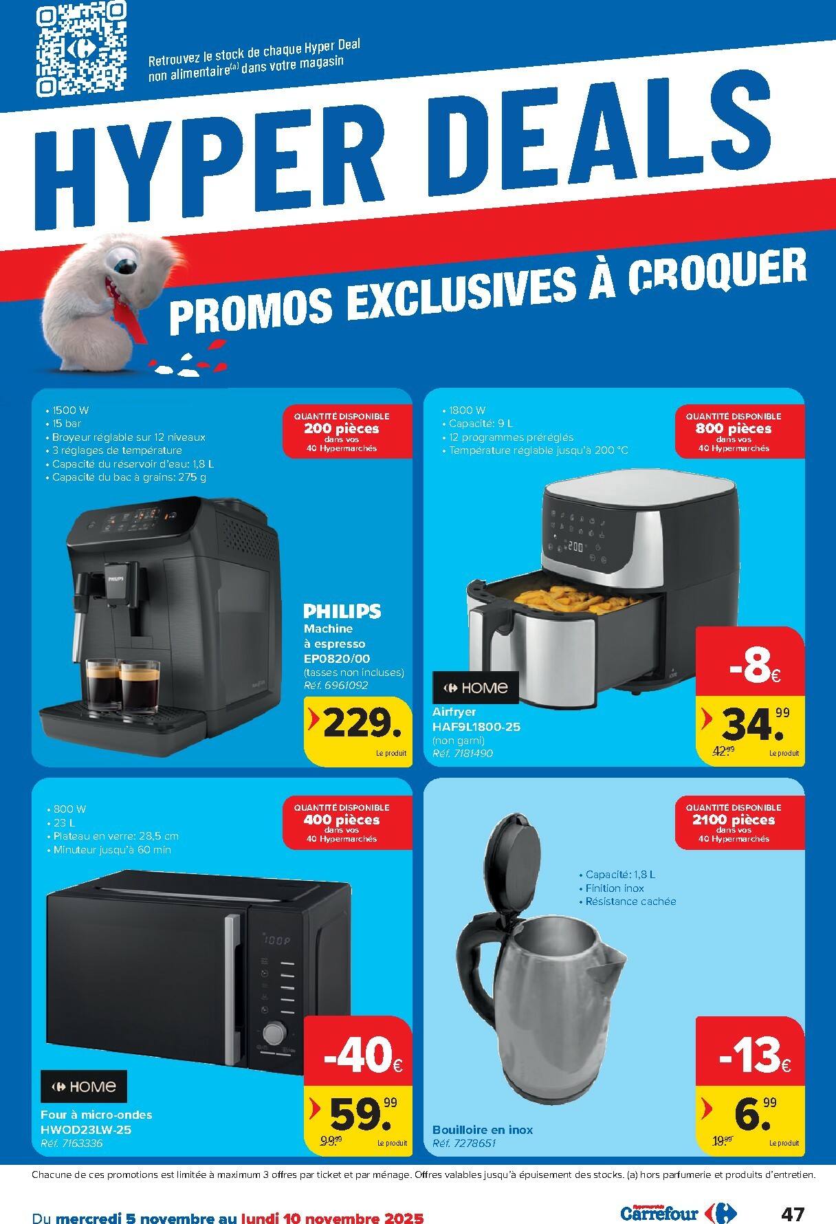 carrefour - De Carrefour - Hypermarchés folder geldig vanaf 05/11 t/m 17/11 - page: 47 carrefour - De Carrefour - Hypermarchés folder geldig vanaf 05/11 t/m 17/11 - page: 47
