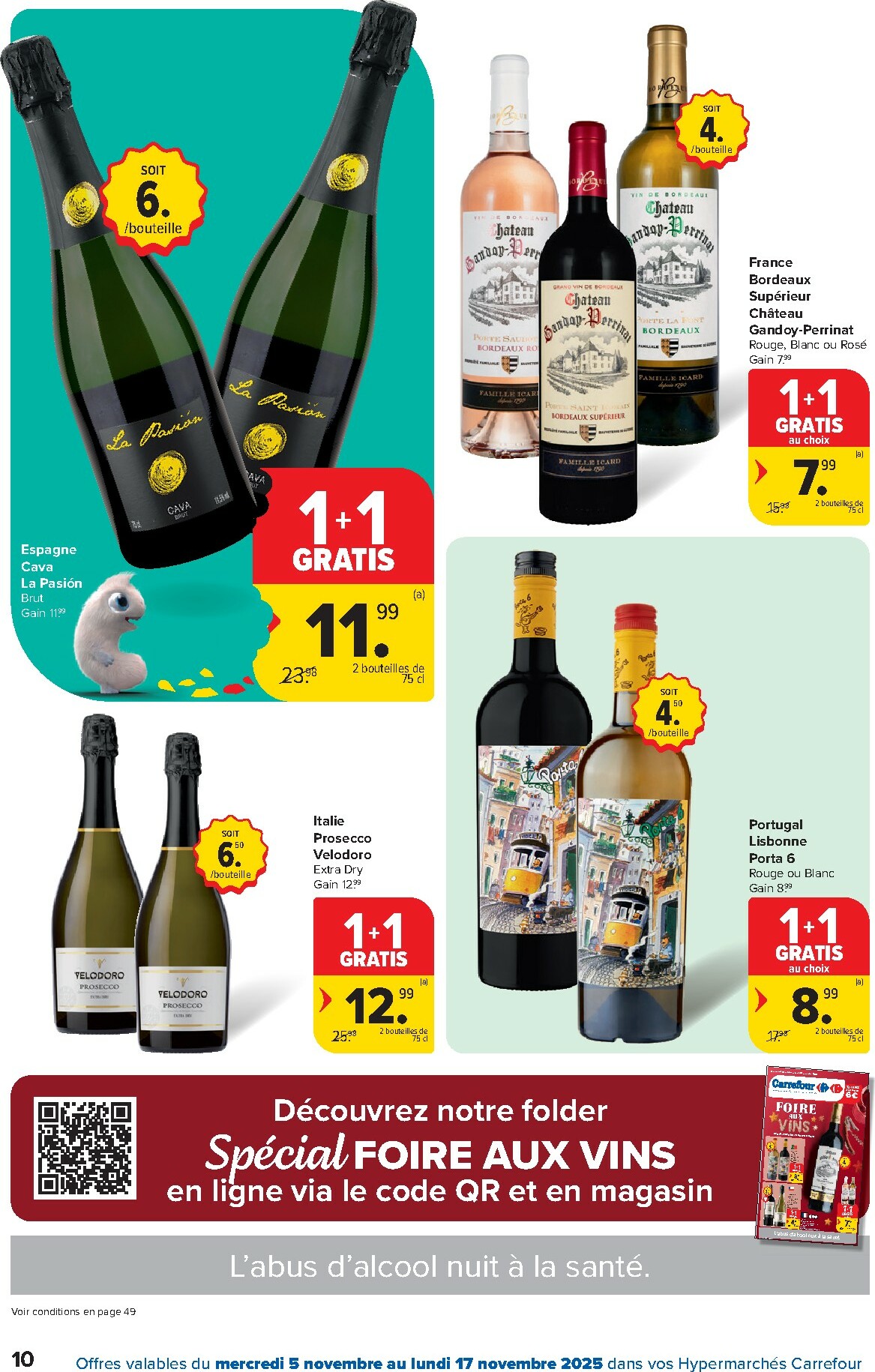 carrefour - De Carrefour - Hypermarchés folder geldig vanaf 05/11 t/m 17/11 - page: 10 carrefour - De Carrefour - Hypermarchés folder geldig vanaf 05/11 t/m 17/11 - page: 10