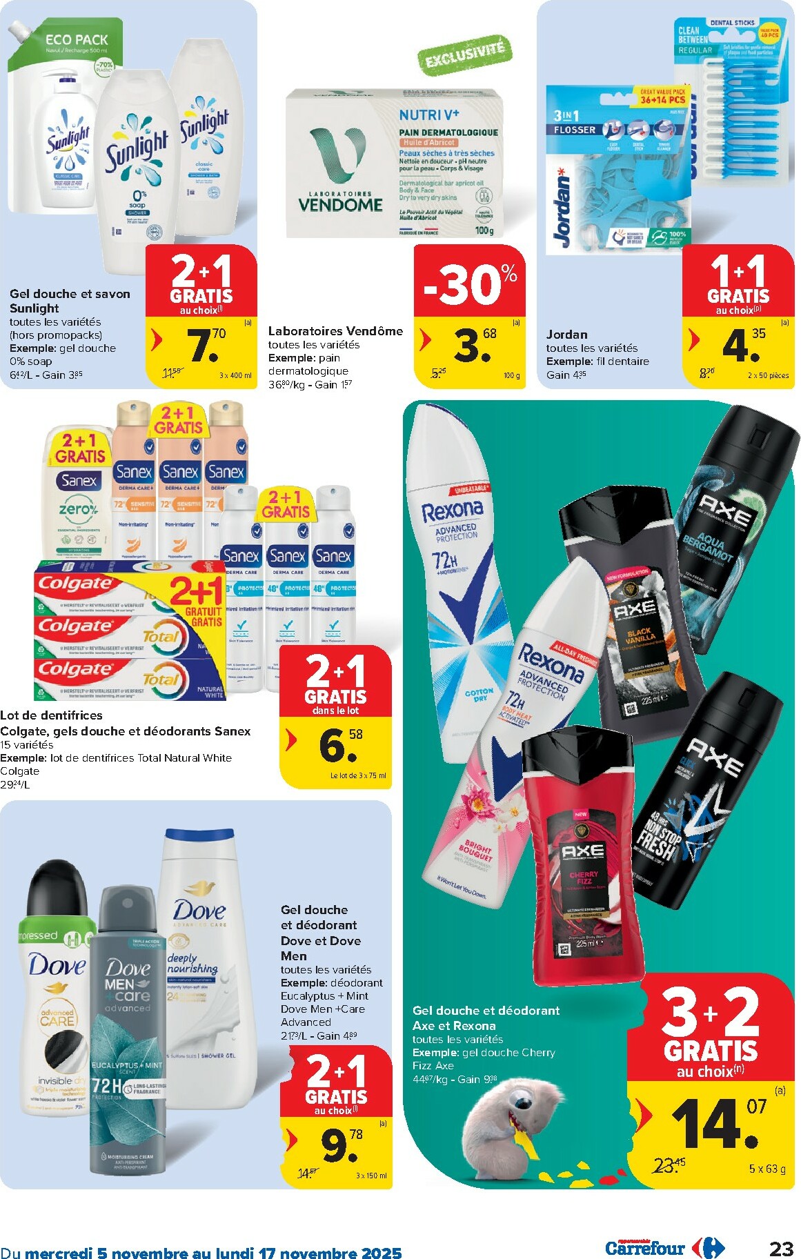 carrefour - De Carrefour - Hypermarchés folder geldig vanaf 05/11 t/m 17/11 - page: 23 carrefour - De Carrefour - Hypermarchés folder geldig vanaf 05/11 t/m 17/11 - page: 23