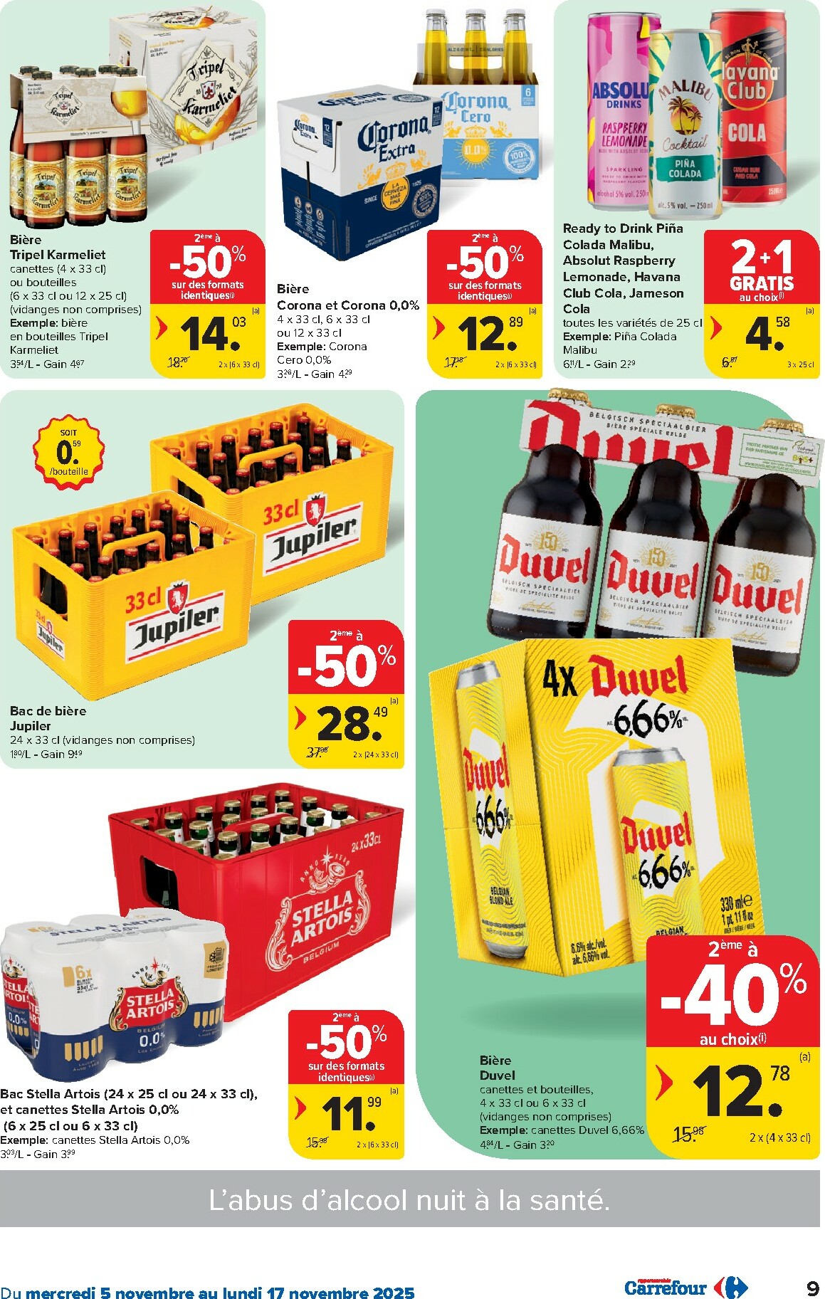 carrefour - De Carrefour - Hypermarchés folder geldig vanaf 05/11 t/m 17/11 - page: 9 carrefour - De Carrefour - Hypermarchés folder geldig vanaf 05/11 t/m 17/11 - page: 9