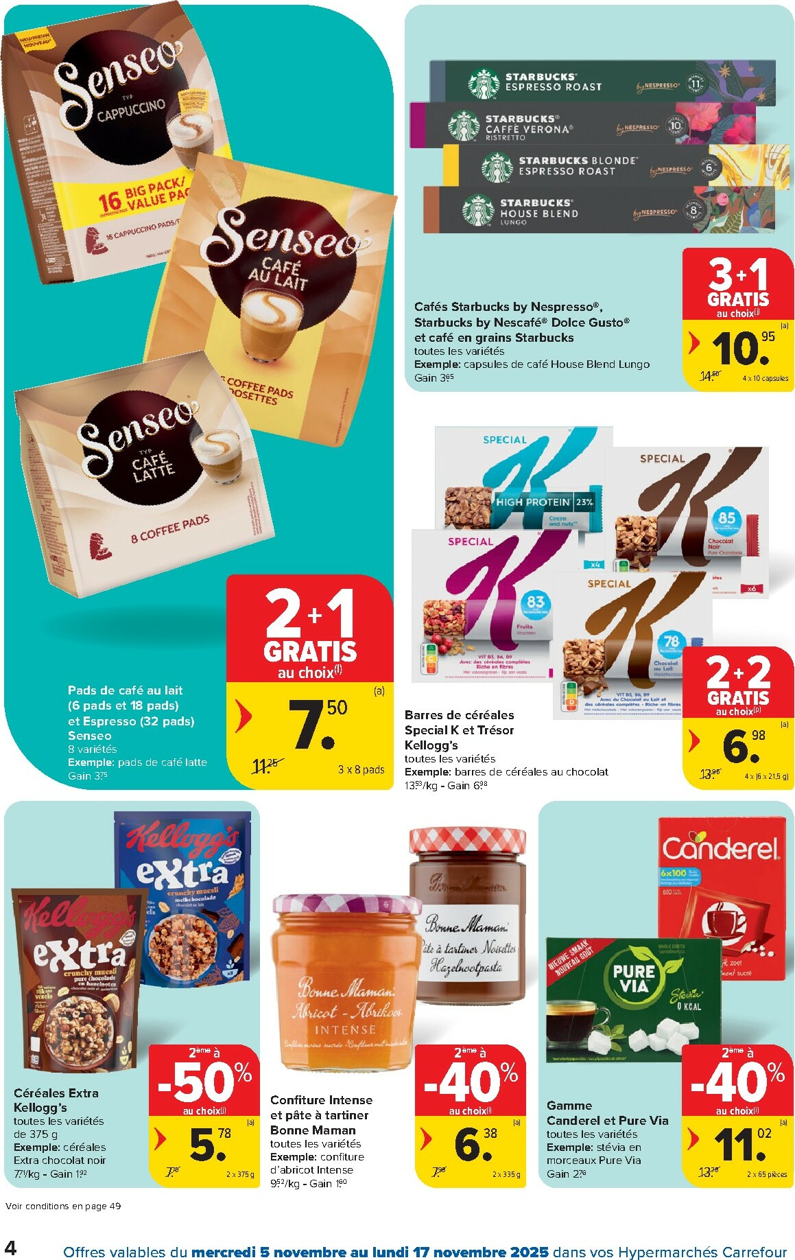 carrefour - De Carrefour - Hypermarchés folder geldig vanaf 05/11 t/m 17/11 - page: 4 carrefour - De Carrefour - Hypermarchés folder geldig vanaf 05/11 t/m 17/11 - page: 4