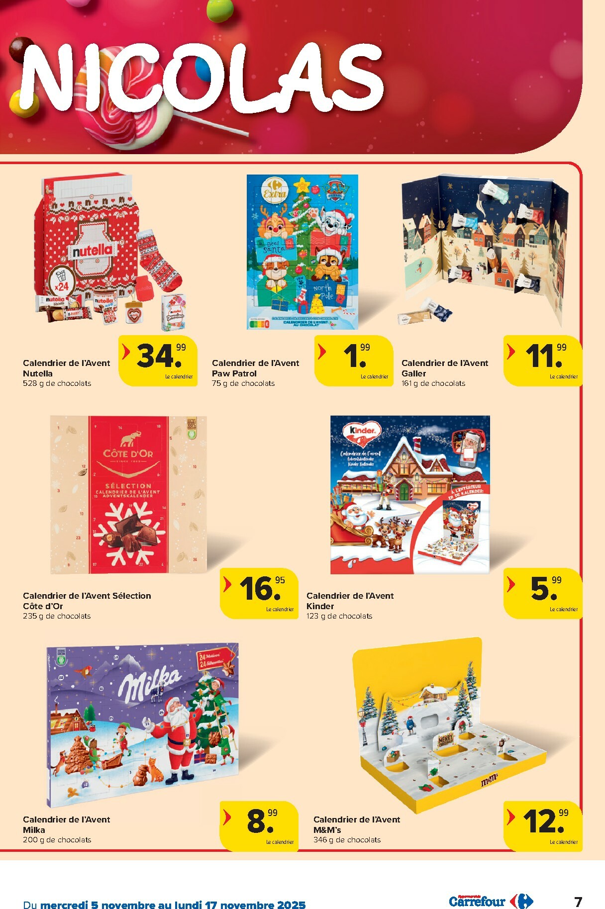 carrefour - De Carrefour - Hypermarchés folder geldig vanaf 05/11 t/m 17/11 - page: 7 carrefour - De Carrefour - Hypermarchés folder geldig vanaf 05/11 t/m 17/11 - page: 7